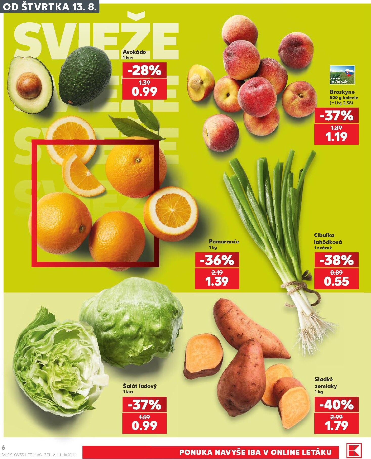 kaufland - Nový Kaufland leták od štvrtka, 13.08.2026 do stredy, 19.08.2026 - page: 6