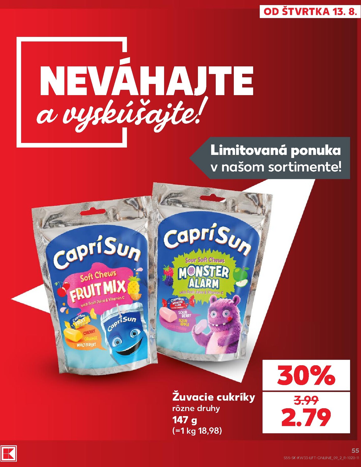kaufland - Nový Kaufland leták od štvrtka, 13.08.2026 do stredy, 19.08.2026 - page: 55