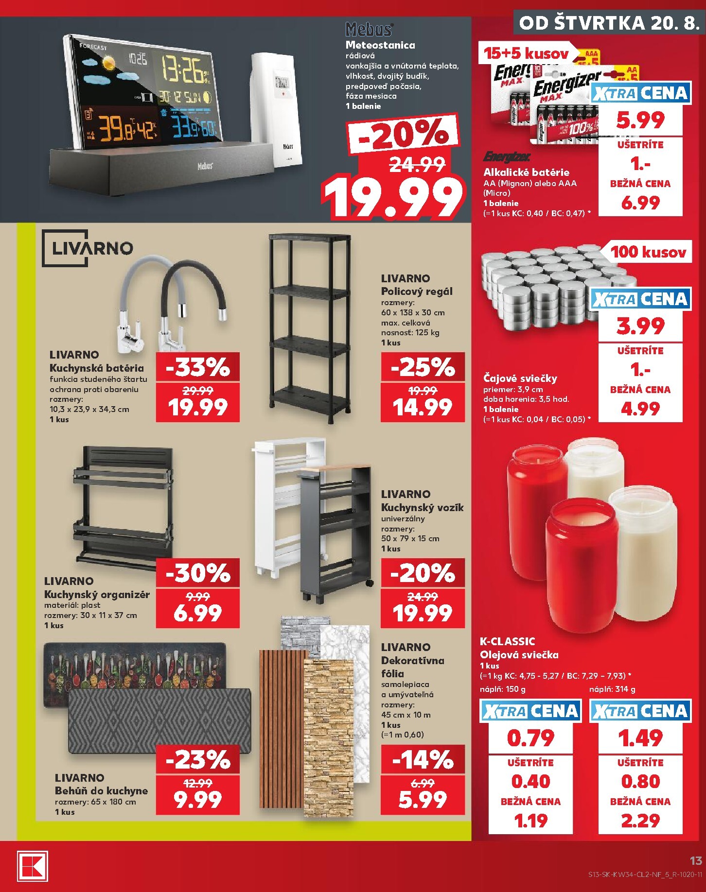 kaufland - Nový Kaufland - Nonfood leták od štvrtka, 20.08.2026 do stredy, 26.08.2026 - page: 13
