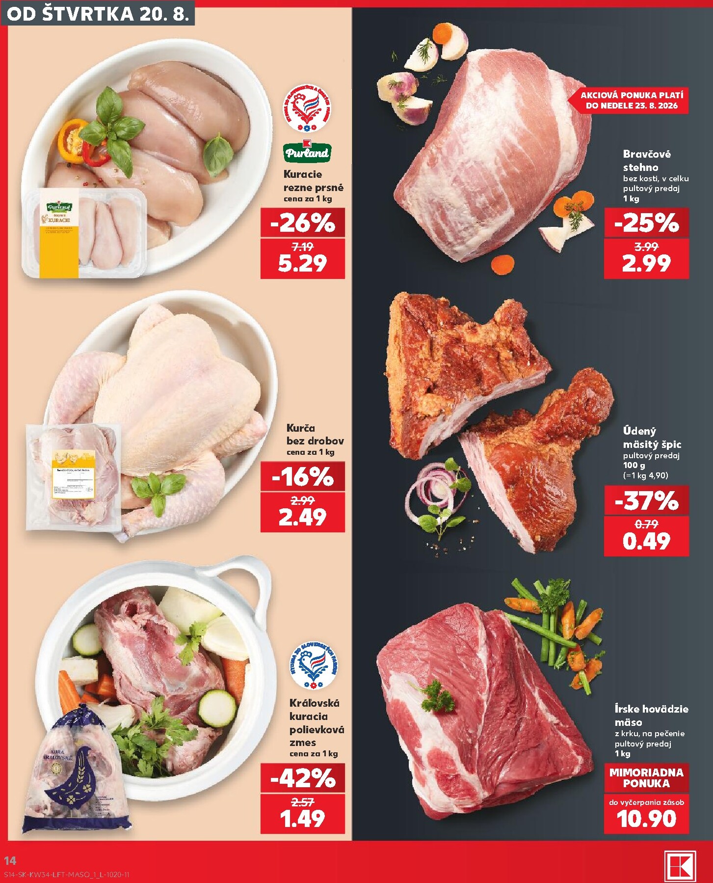 kaufland - Nový Kaufland leták od štvrtka, 20.08.2026 do stredy, 26.08.2026 - page: 14