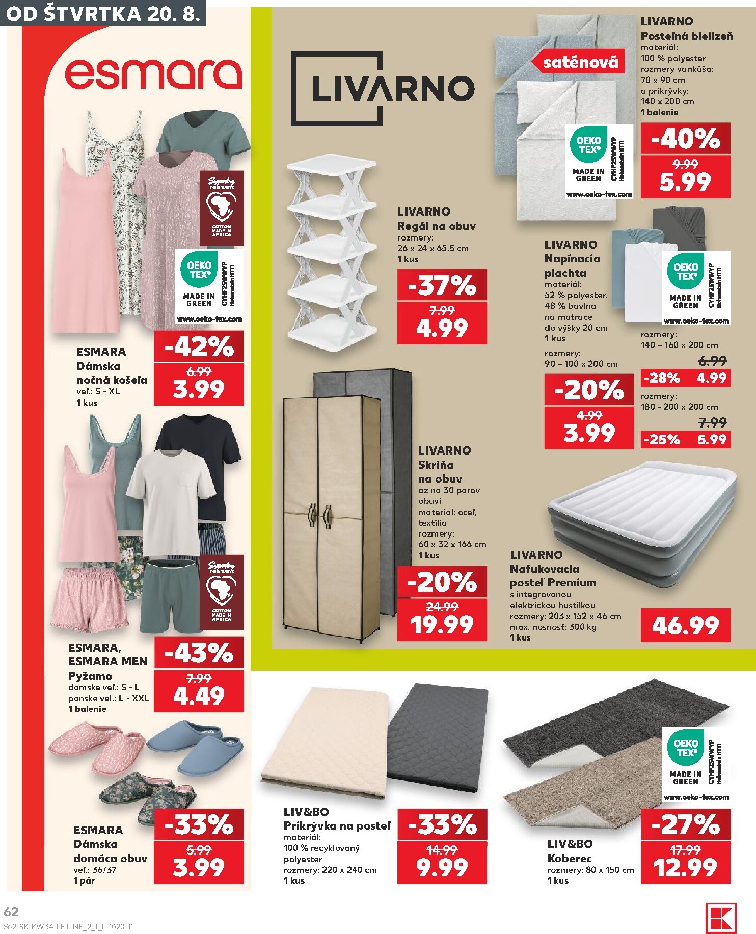 kaufland - Nový Kaufland leták od štvrtka, 20.08.2026 do stredy, 26.08.2026 - page: 62