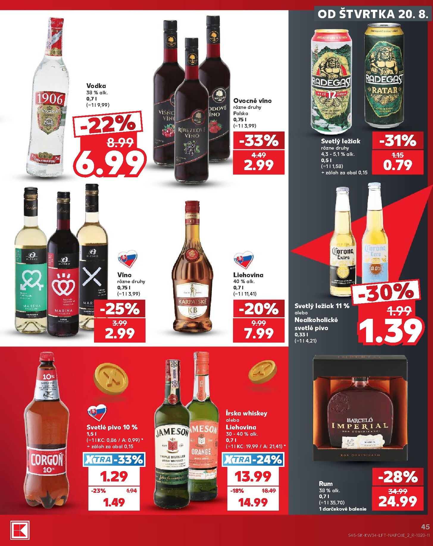 kaufland - Nový Kaufland leták od štvrtka, 20.08.2026 do stredy, 26.08.2026 - page: 45