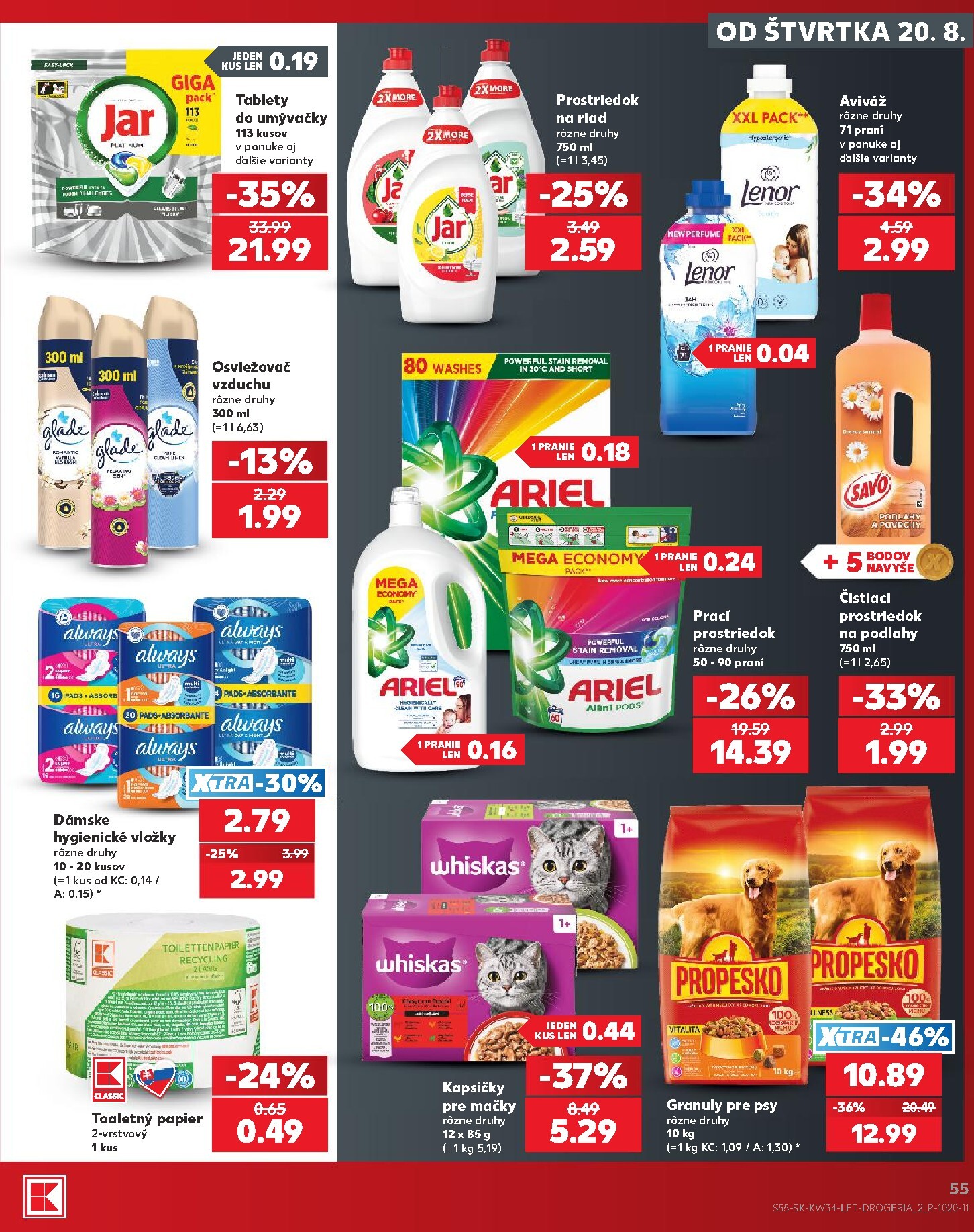 kaufland - Nový Kaufland leták od štvrtka, 20.08.2026 do stredy, 26.08.2026 - page: 55