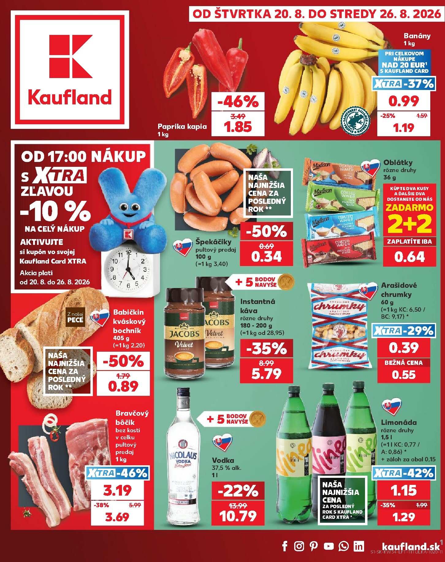 kaufland - Nový Kaufland leták od štvrtka, 20.08.2026 do stredy, 26.08.2026