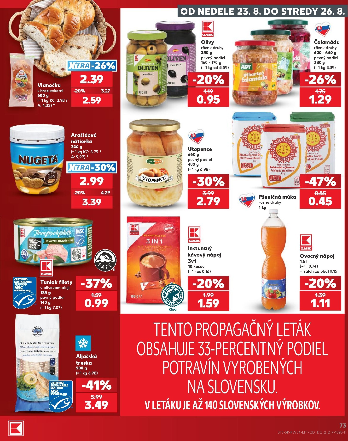 kaufland - Nový Kaufland leták od štvrtka, 20.08.2026 do stredy, 26.08.2026 - page: 73