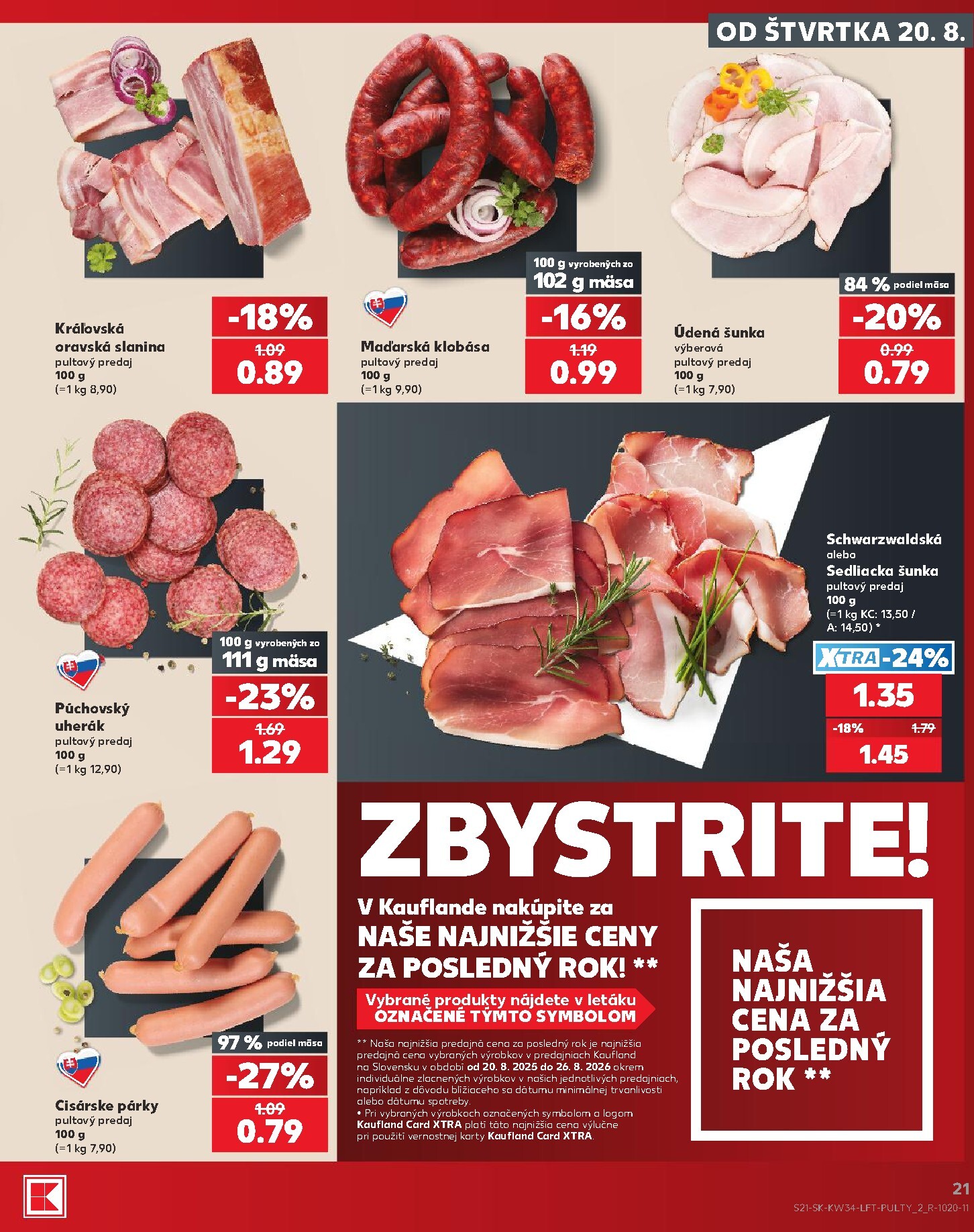 kaufland - Nový Kaufland leták od štvrtka, 20.08.2026 do stredy, 26.08.2026 - page: 21
