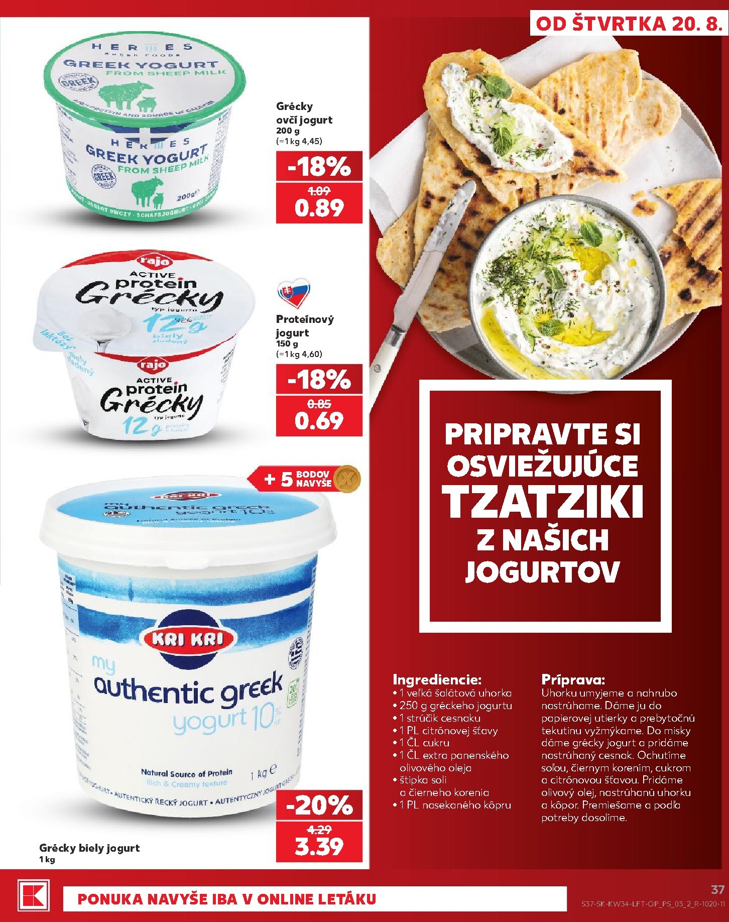 kaufland - Nový Kaufland leták od štvrtka, 20.08.2026 do stredy, 26.08.2026 - page: 37