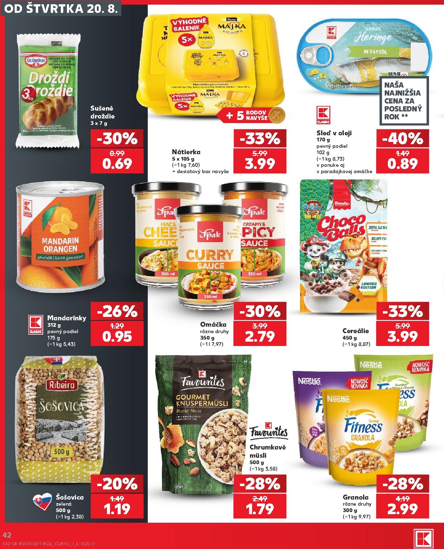 kaufland - Nový Kaufland leták od štvrtka, 20.08.2026 do stredy, 26.08.2026 - page: 42