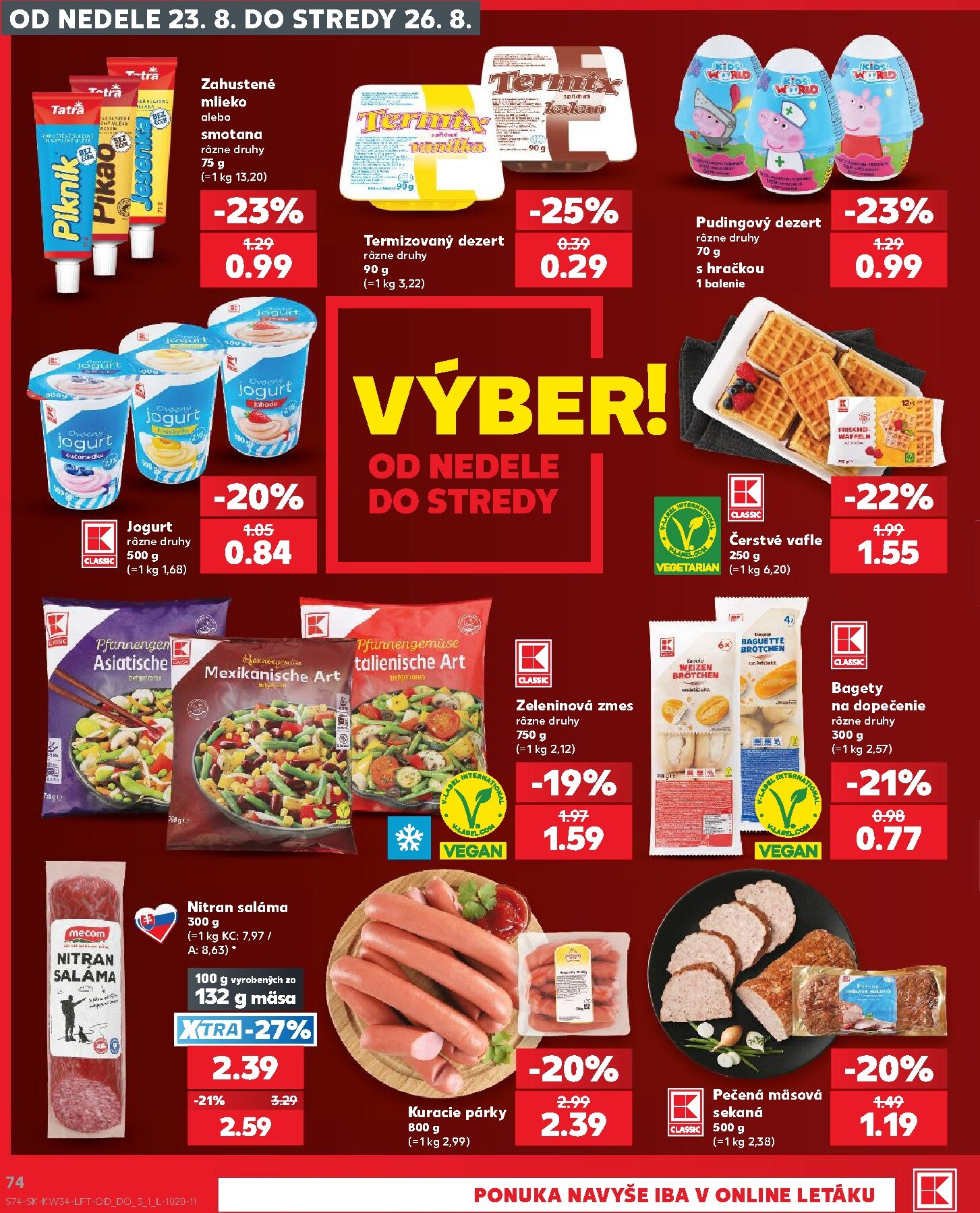 kaufland - Nový Kaufland leták od štvrtka, 20.08.2026 do stredy, 26.08.2026 - page: 74