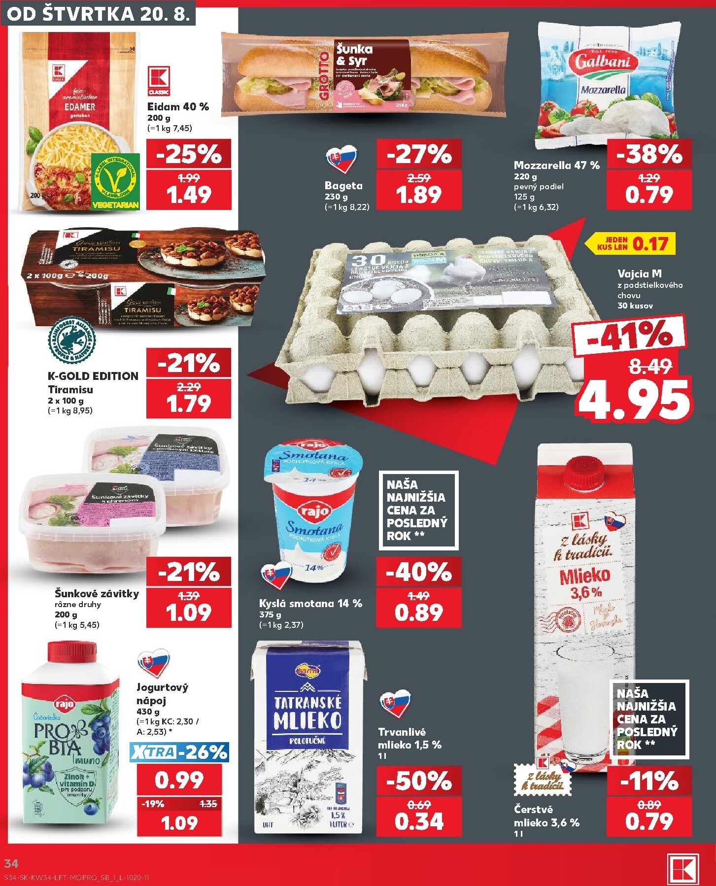 kaufland - Nový Kaufland leták od štvrtka, 20.08.2026 do stredy, 26.08.2026 - page: 34