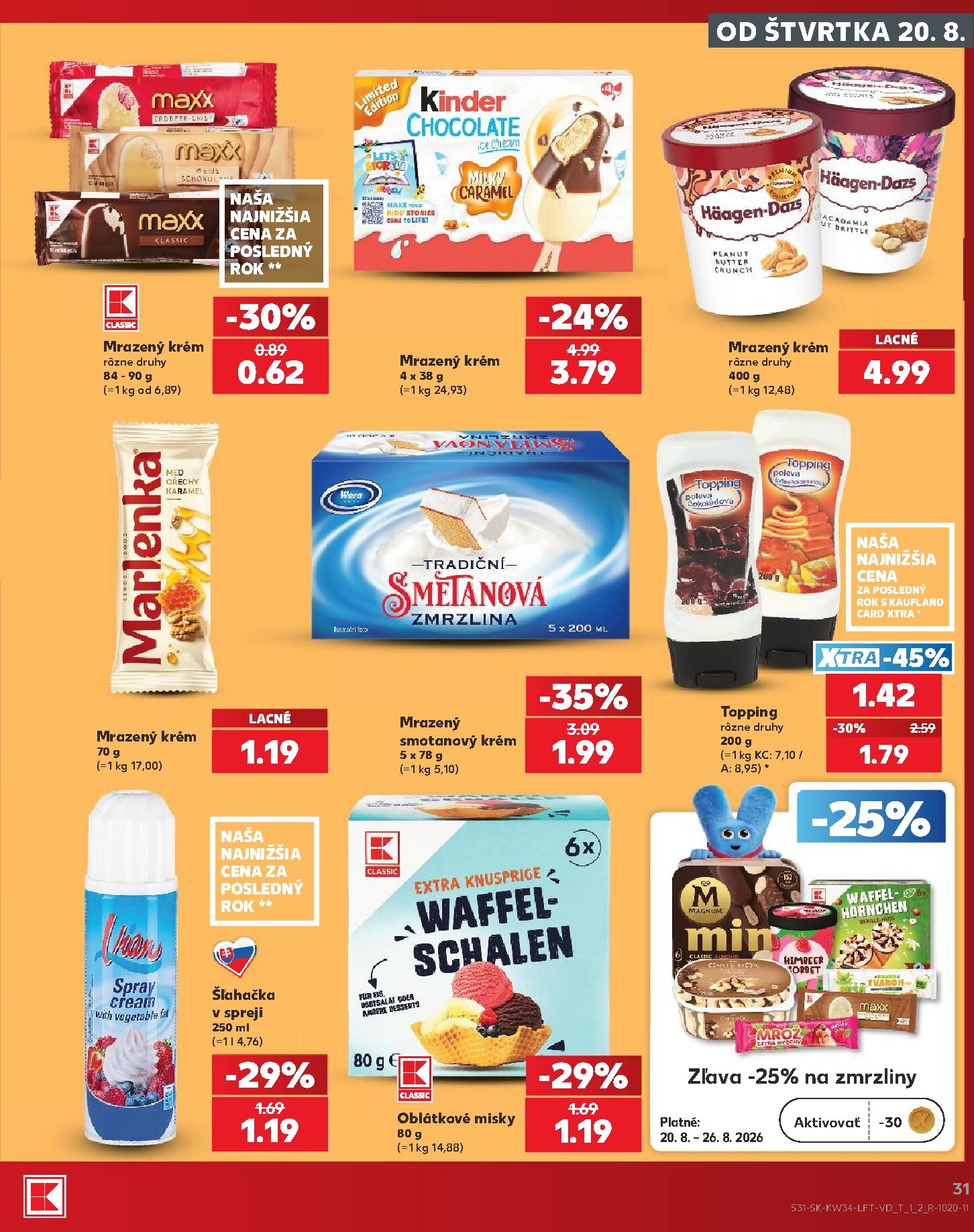 kaufland - Nový Kaufland leták od štvrtka, 20.08.2026 do stredy, 26.08.2026 - page: 31