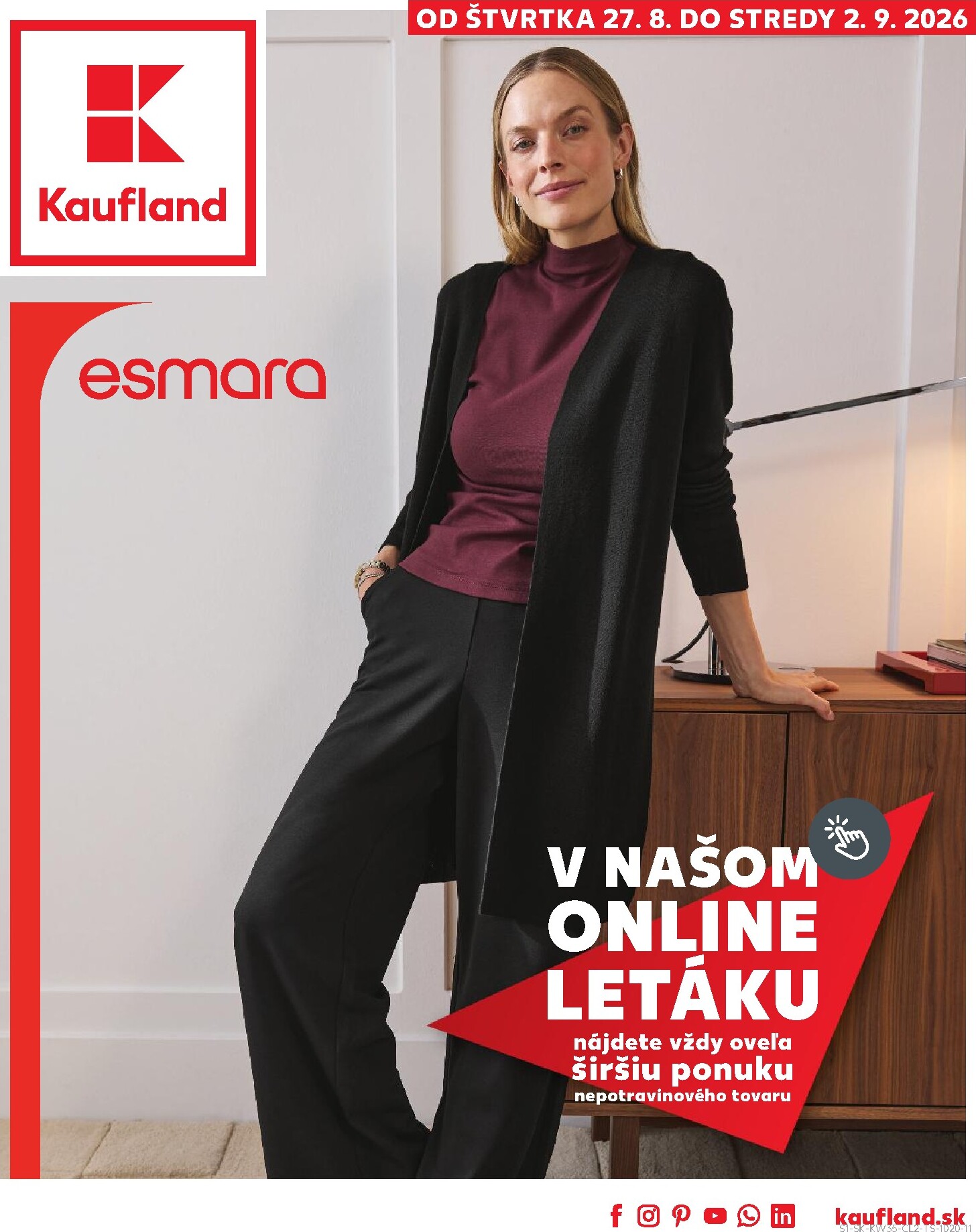 kaufland - Nový Kaufland leták od štvrtka, 27.08.2026 do stredy, 02.09.2026 - page: 1
