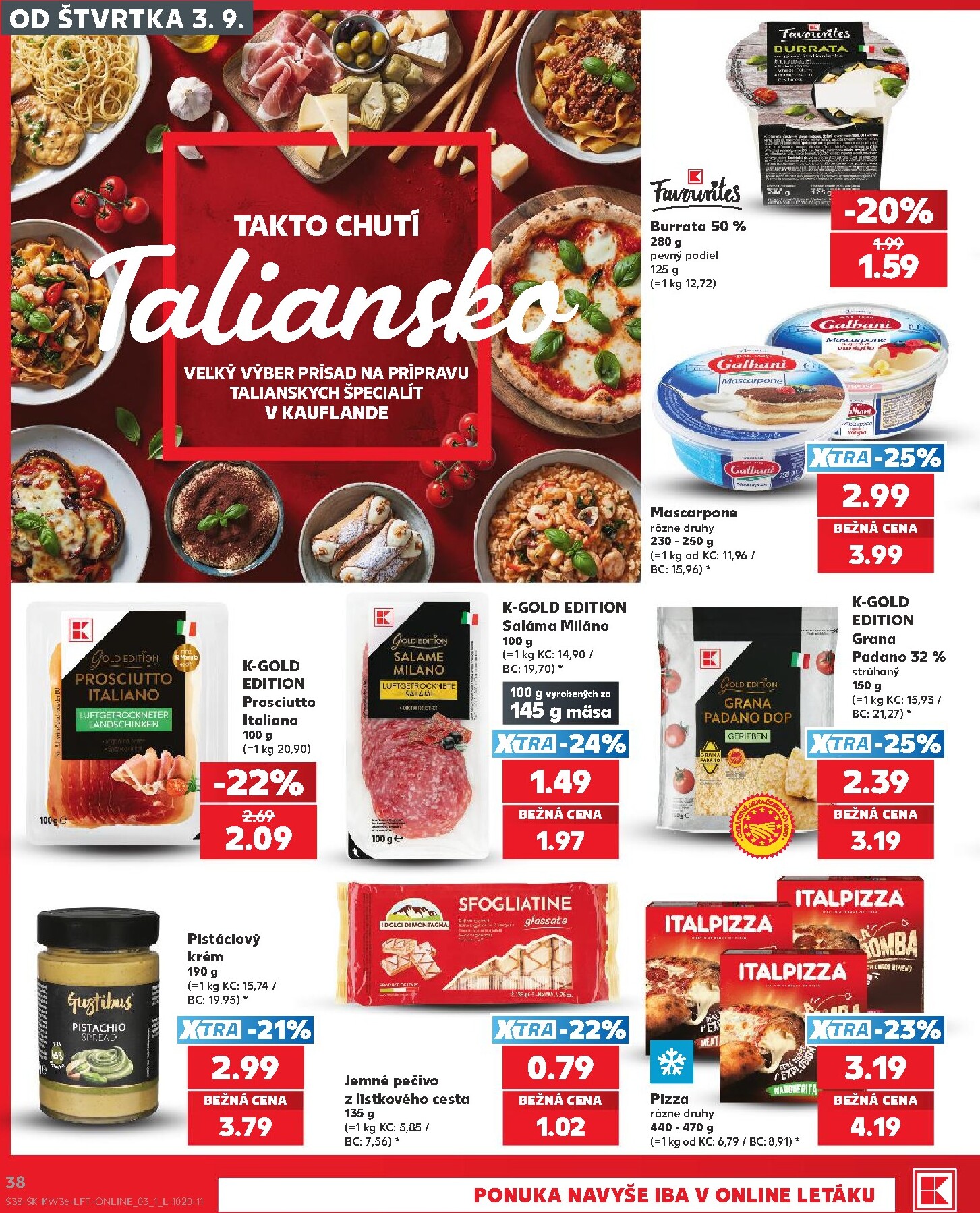 kaufland - Nový Kaufland leták od štvrtka, 03.09.2026 do stredy, 09.09.2026 - page: 38