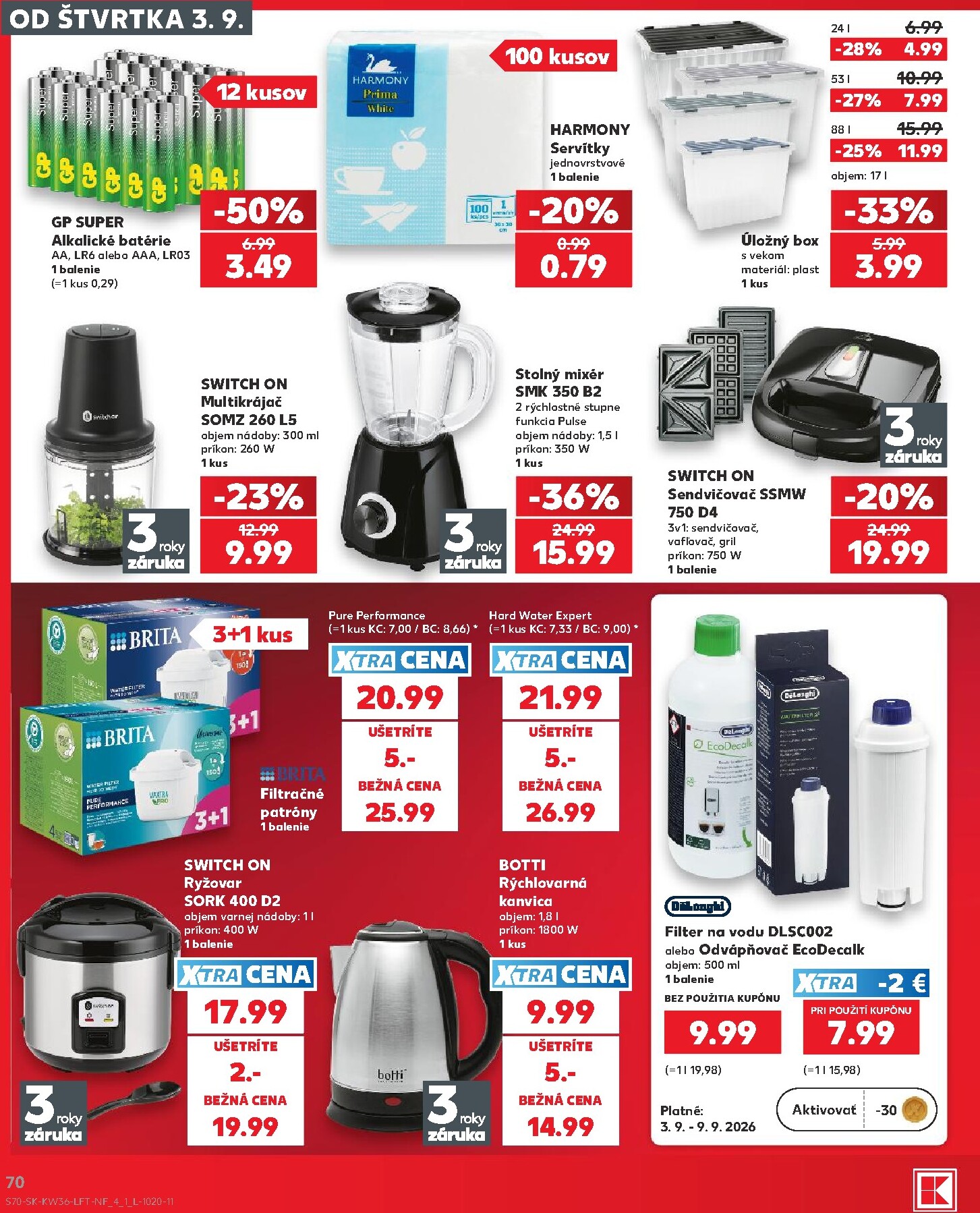 kaufland - Nový Kaufland leták od štvrtka, 03.09.2026 do stredy, 09.09.2026 - page: 70