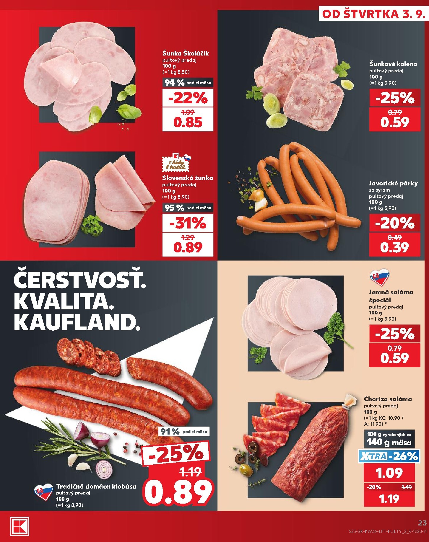 kaufland - Nový Kaufland leták od štvrtka, 03.09.2026 do stredy, 09.09.2026 - page: 23