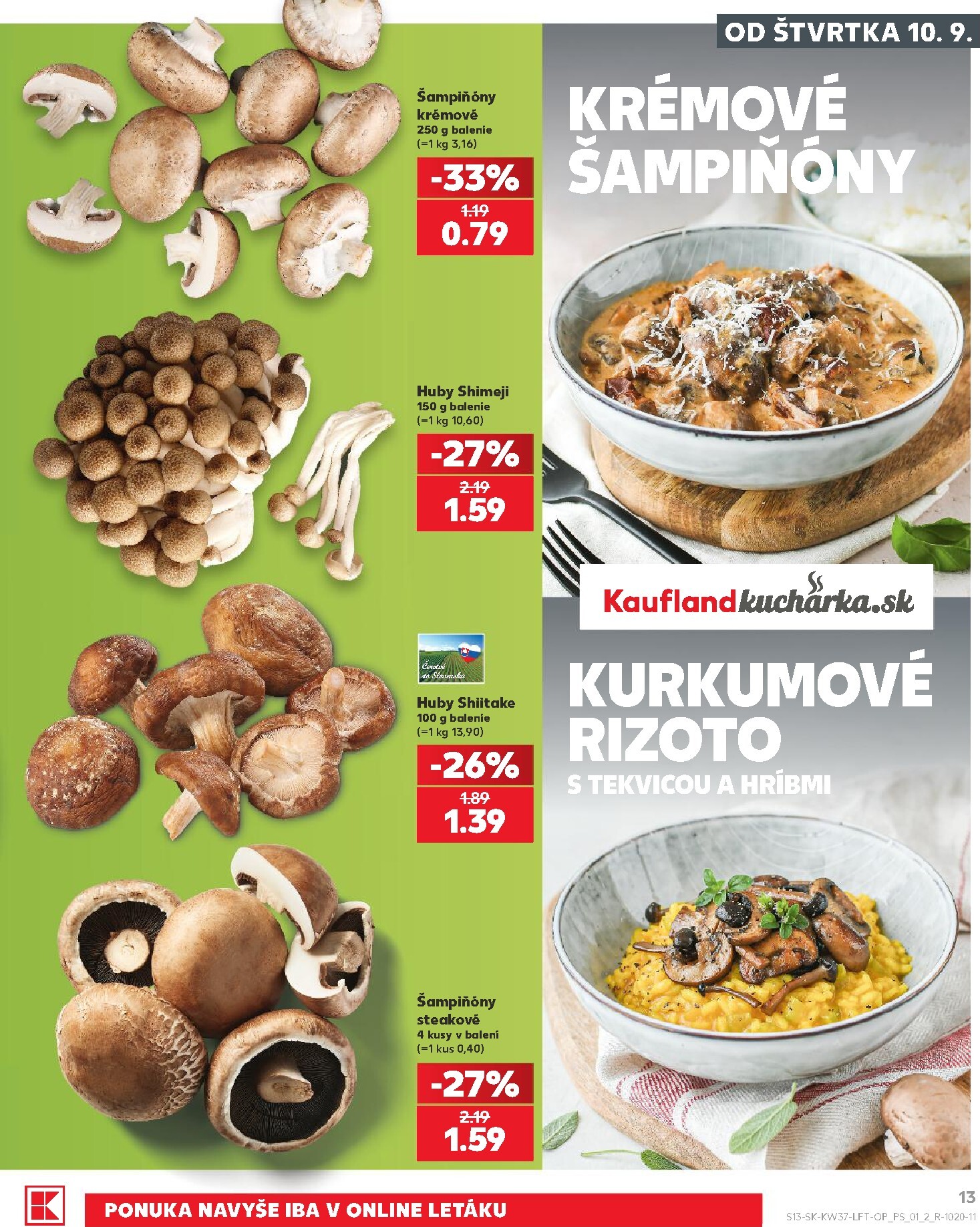 kaufland - Nový Kaufland leták od štvrtka, 10.09.2026 do stredy, 16.09.2026 - page: 13