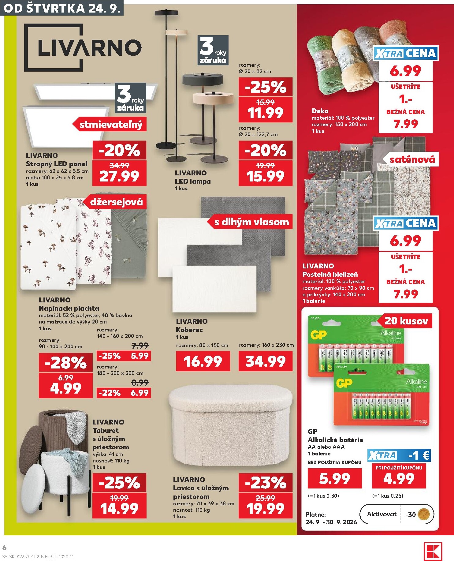 kaufland - Nový Kaufland leták od štvrtka, 24.09.2026 do stredy, 30.09.2026 - page: 6