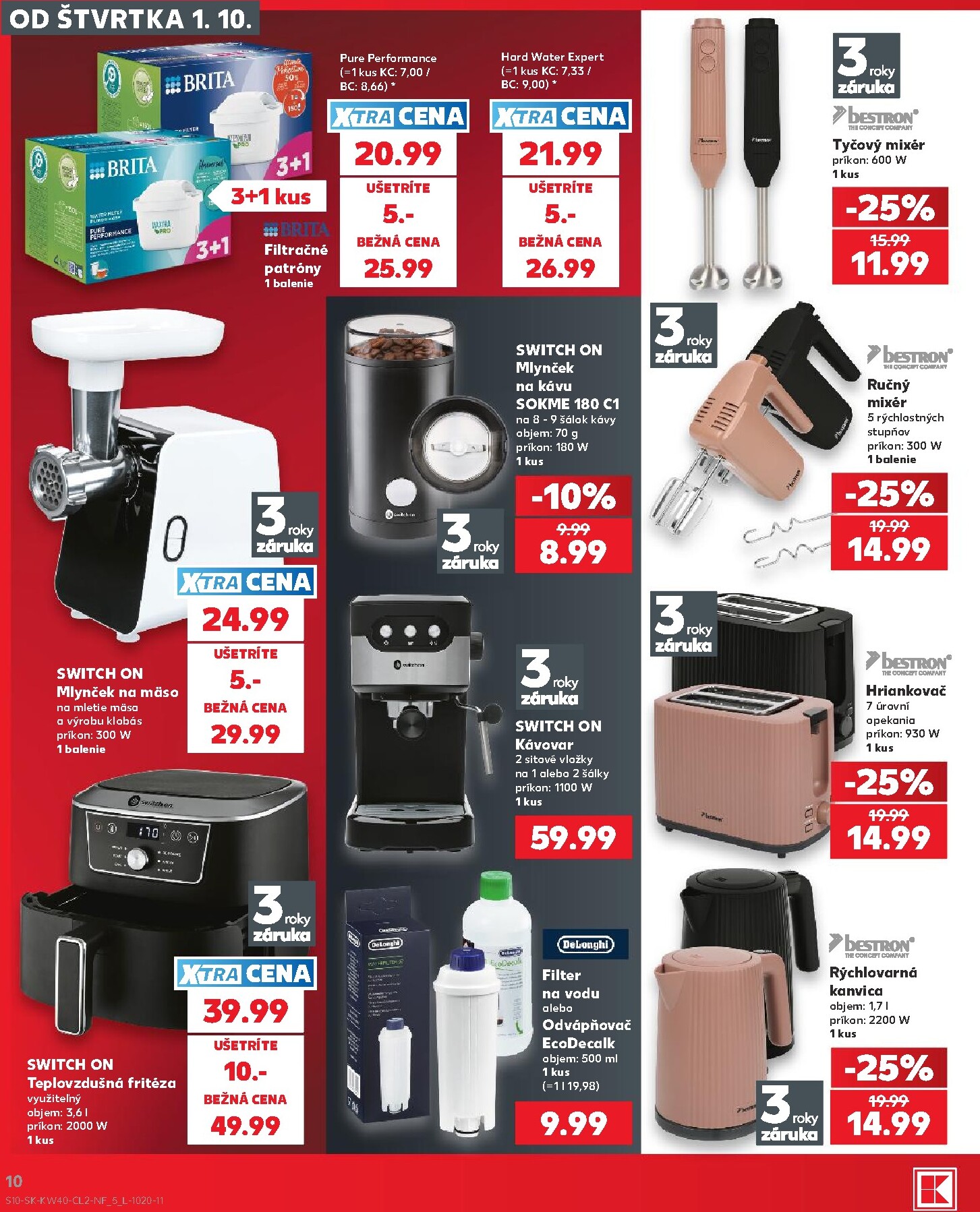 kaufland - Nový Kaufland - Spotrebné zboží leták od štvrtka, 01.10.2026 do stredy, 07.10.2026 - page: 10