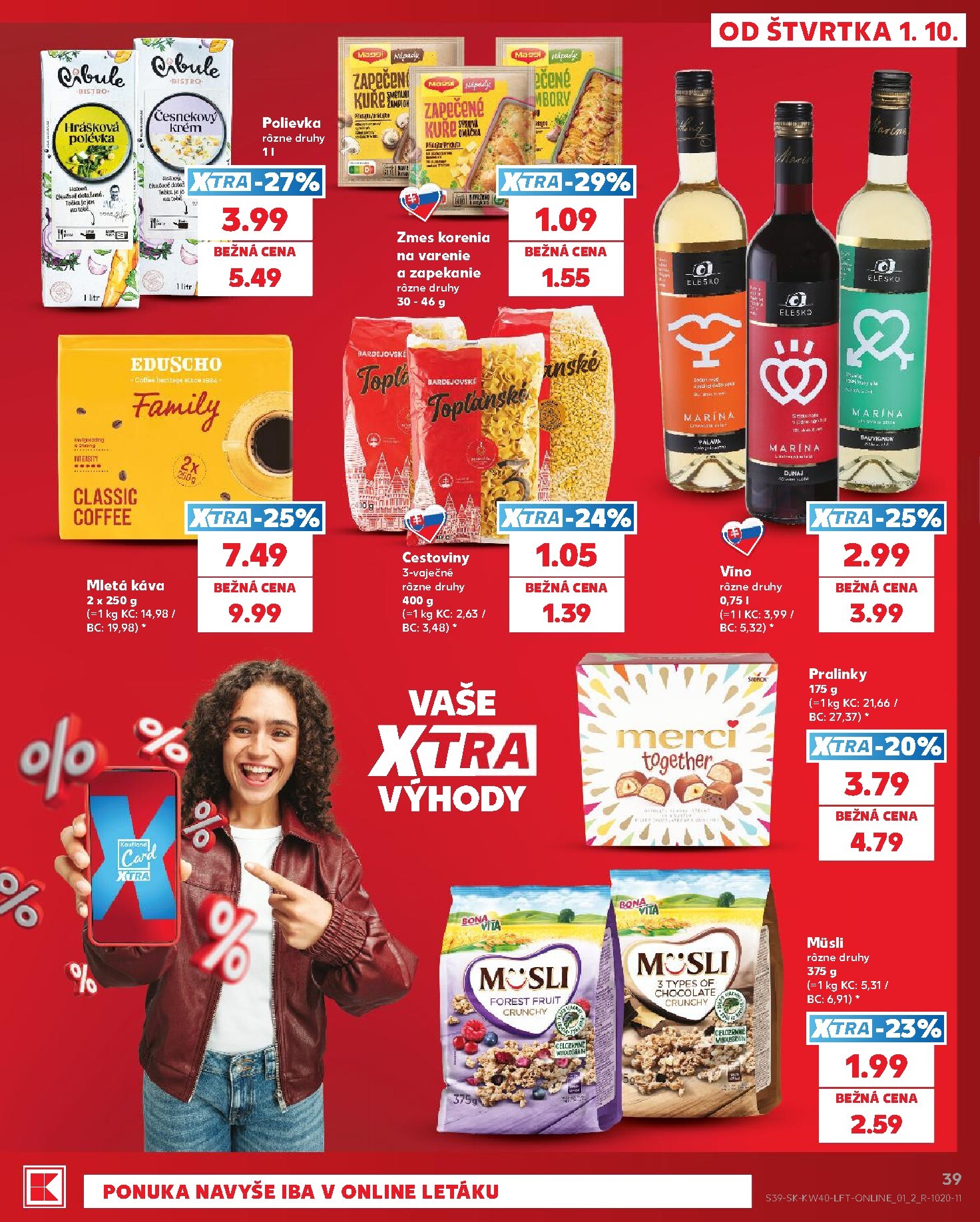 kaufland - Nový Kaufland leták od štvrtka, 01.10.2026 do stredy, 07.10.2026 - page: 39
