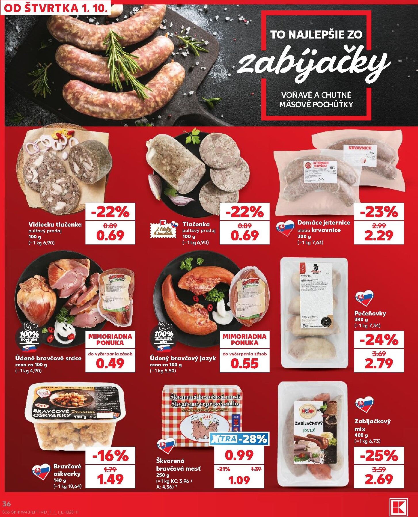 kaufland - Nový Kaufland leták od štvrtka, 01.10.2026 do stredy, 07.10.2026 - page: 36