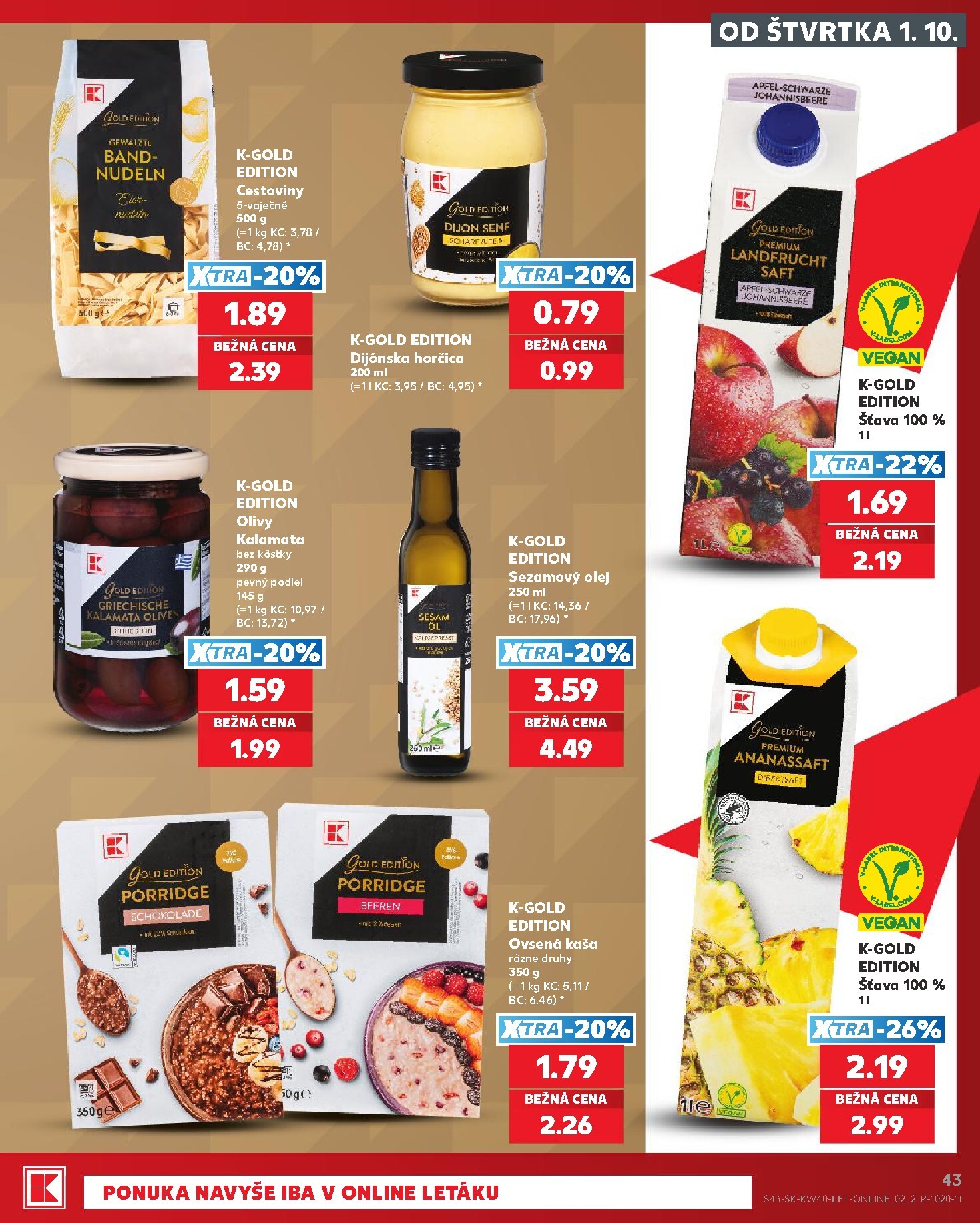kaufland - Nový Kaufland leták od štvrtka, 01.10.2026 do stredy, 07.10.2026 - page: 43