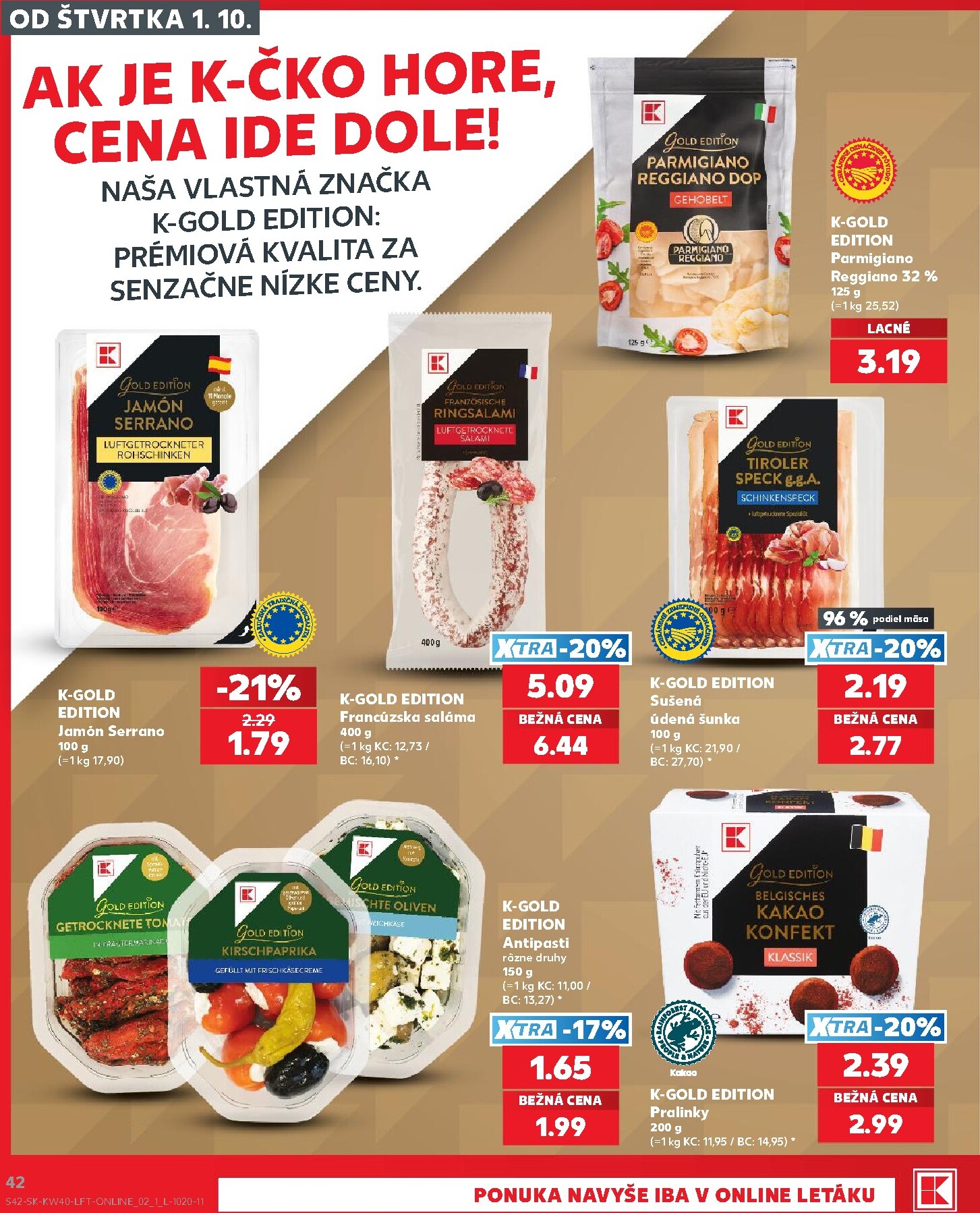 kaufland - Nový Kaufland leták od štvrtka, 01.10.2026 do stredy, 07.10.2026 - page: 42