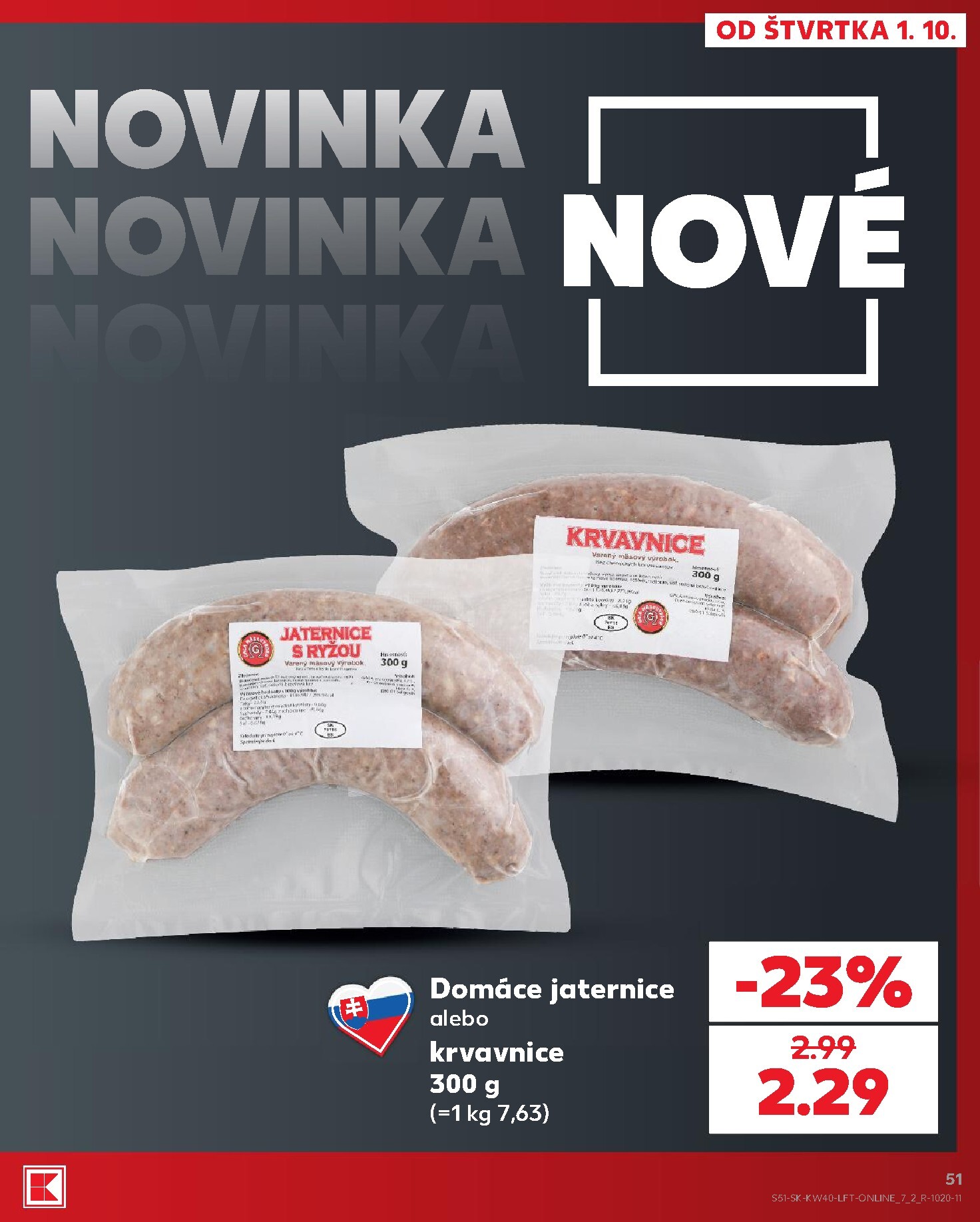 kaufland - Nový Kaufland leták od štvrtka, 01.10.2026 do stredy, 07.10.2026 - page: 51