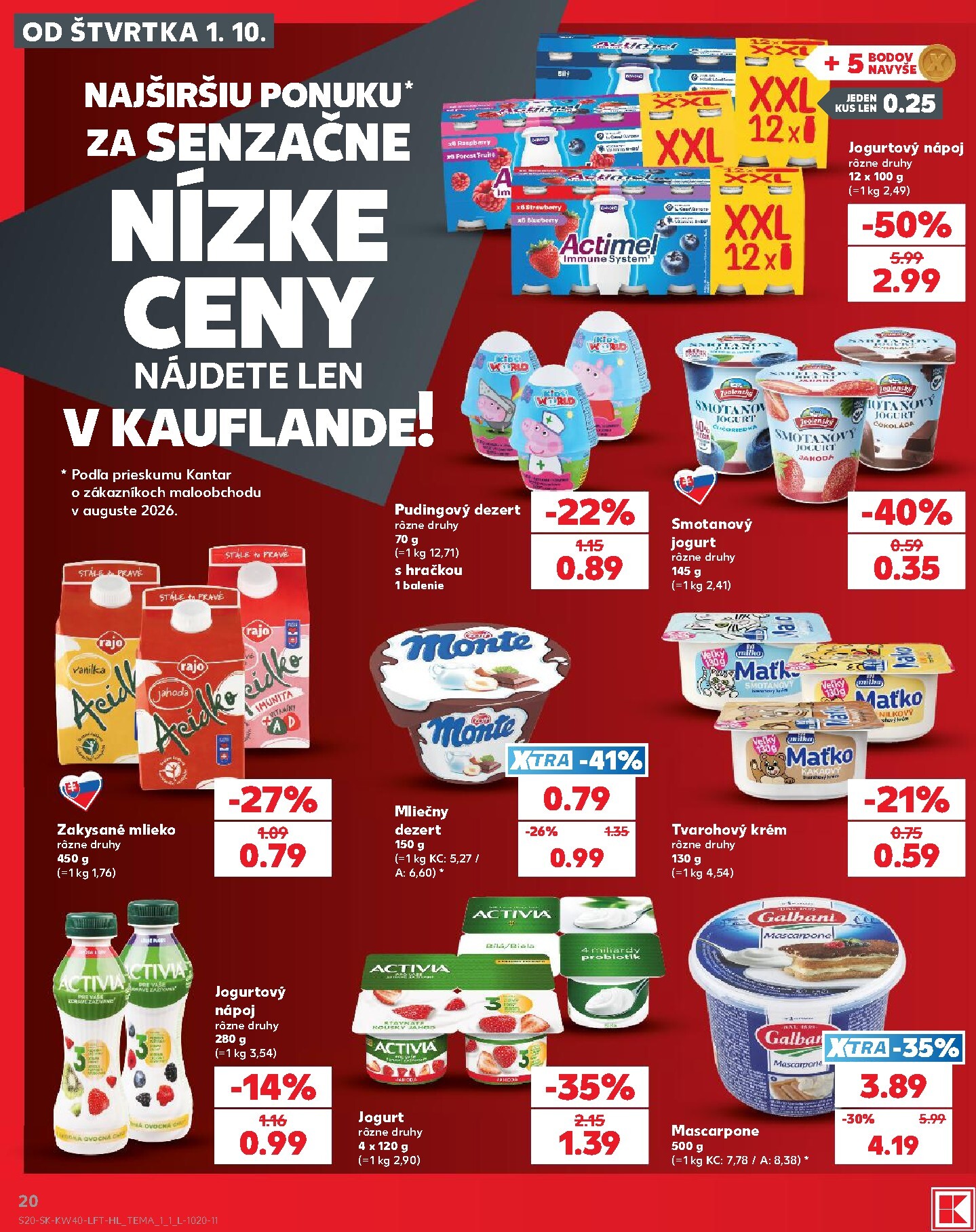 kaufland - Nový Kaufland leták od štvrtka, 01.10.2026 do stredy, 07.10.2026 - page: 20