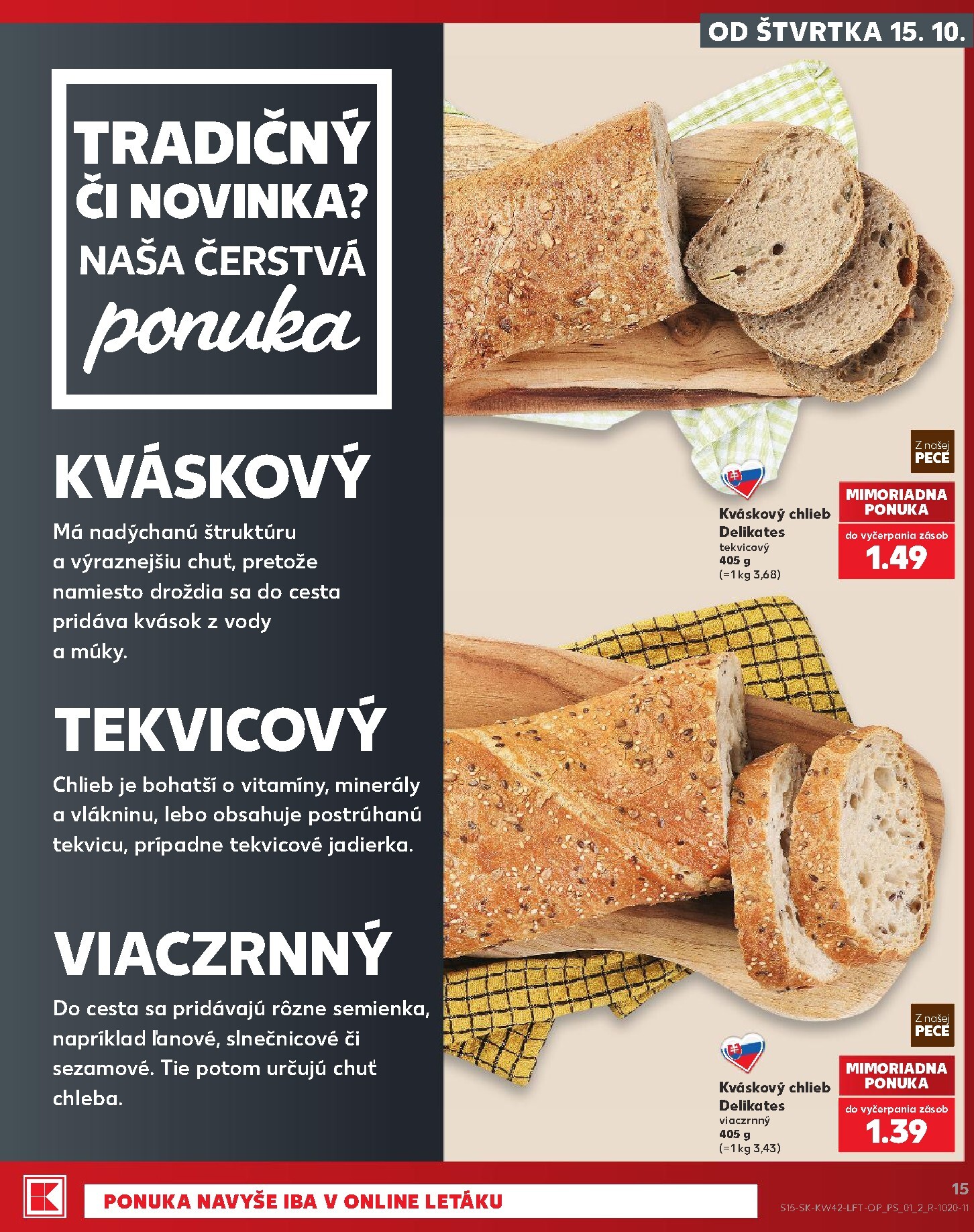 kaufland - Nový Kaufland leták od štvrtka, 15.10.2026 do stredy, 21.10.2026 - page: 15