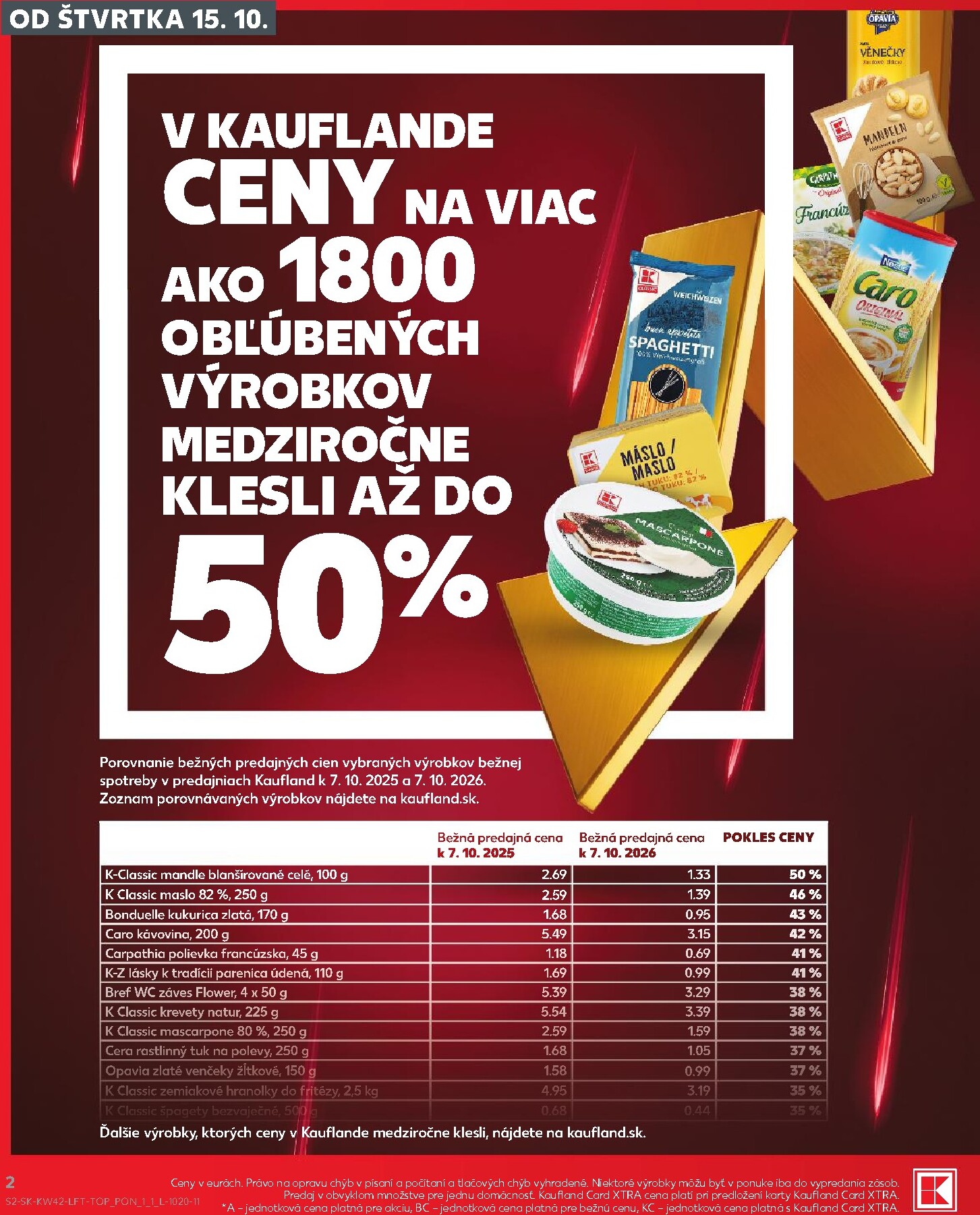 kaufland - Nový Kaufland leták od štvrtka, 15.10.2026 do stredy, 21.10.2026 - page: 2