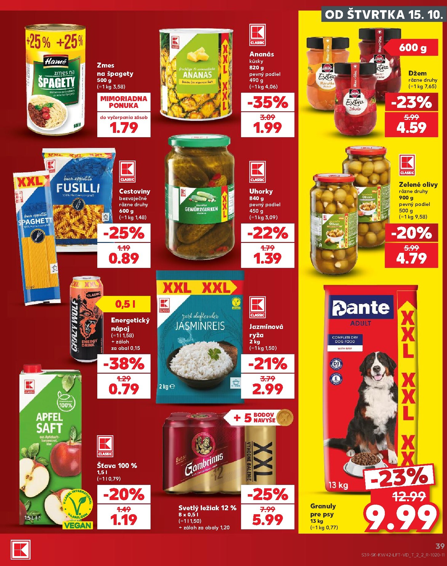 kaufland - Nový Kaufland leták od štvrtka, 15.10.2026 do stredy, 21.10.2026 - page: 39