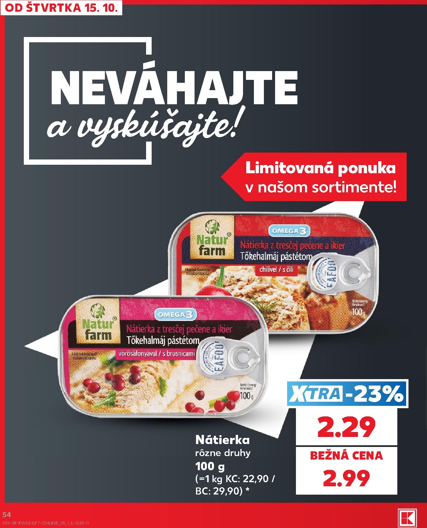 kaufland - Nový Kaufland leták od štvrtka, 15.10.2026 do stredy, 21.10.2026 - page: 54