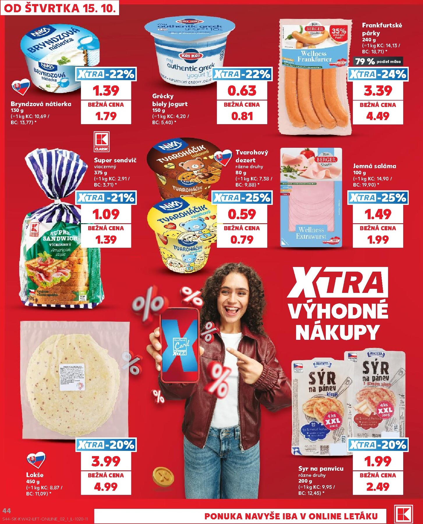 kaufland - Nový Kaufland leták od štvrtka, 15.10.2026 do stredy, 21.10.2026 - page: 44