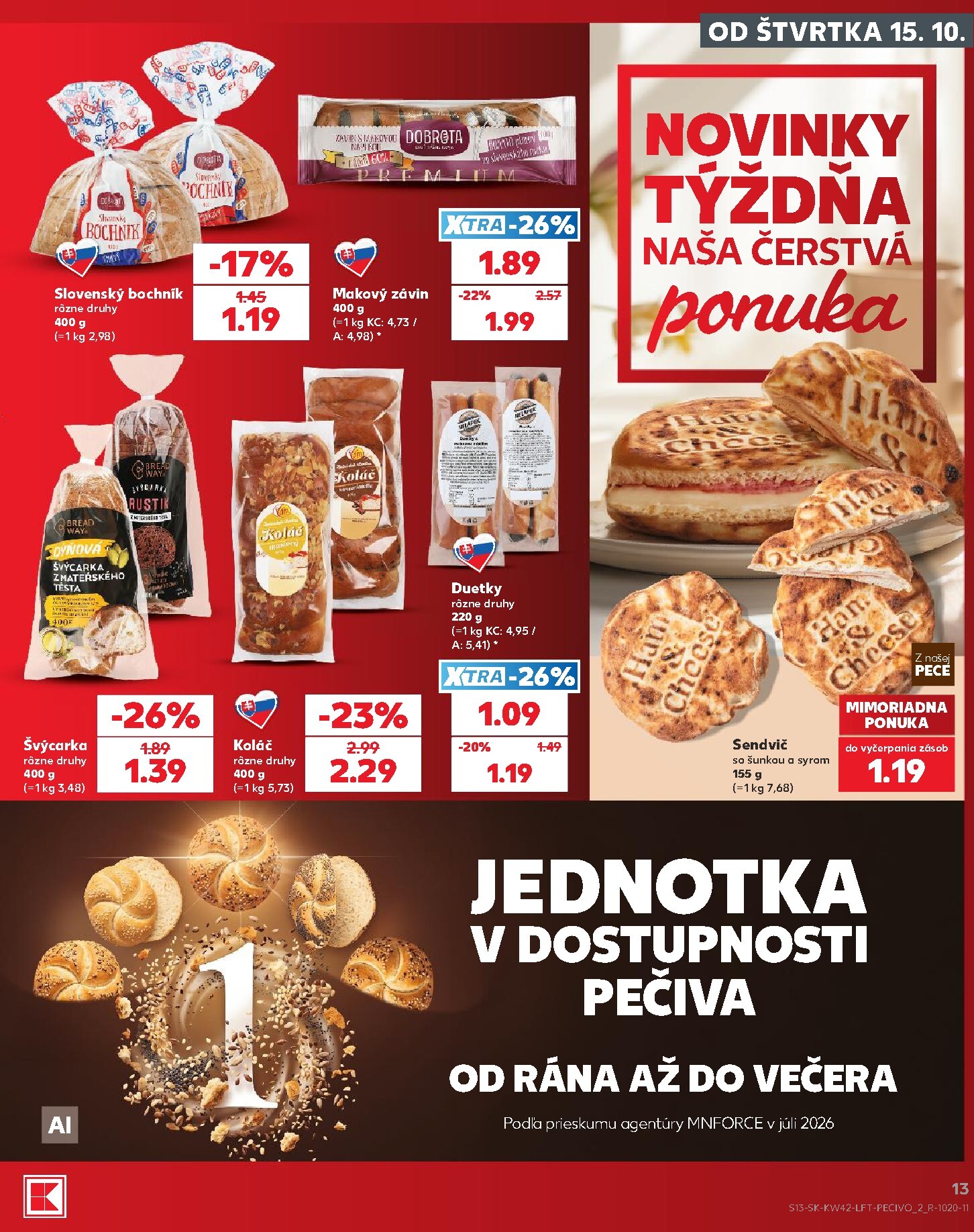 kaufland - Nový Kaufland leták od štvrtka, 15.10.2026 do stredy, 21.10.2026 - page: 13