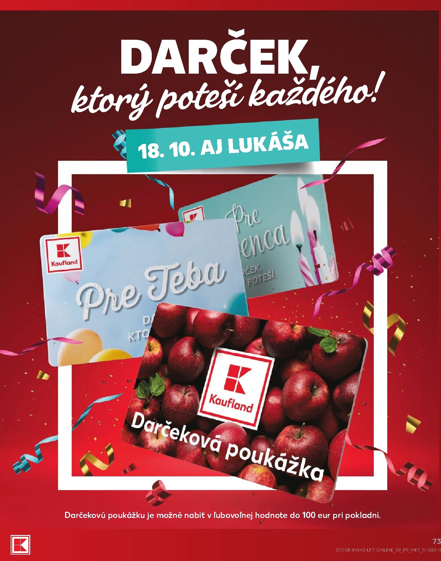 kaufland - Nový Kaufland leták od štvrtka, 15.10.2026 do stredy, 21.10.2026 - page: 73