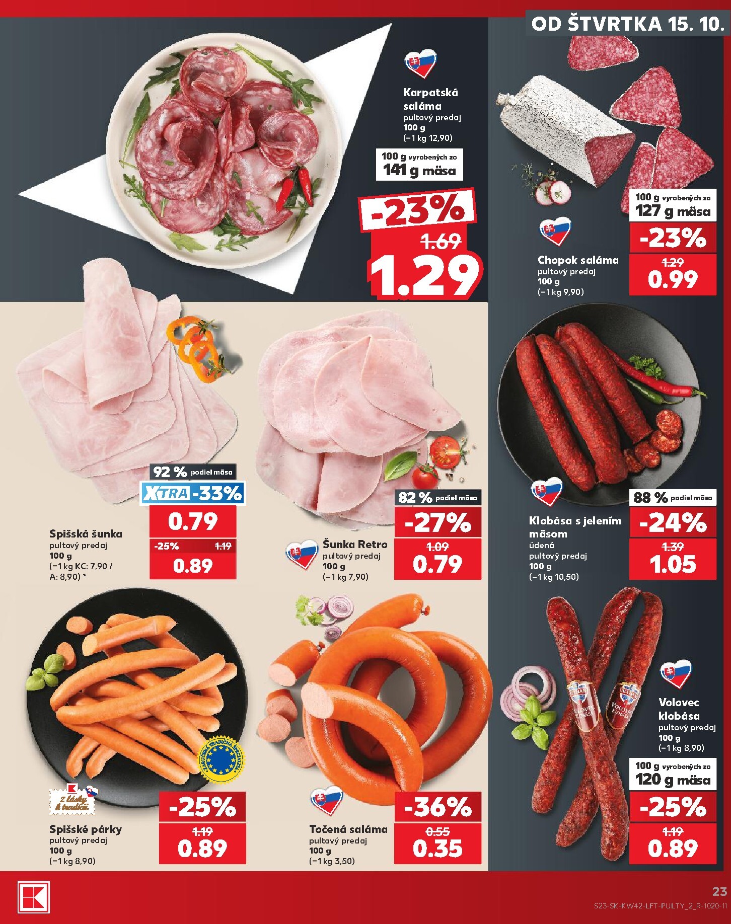 kaufland - Nový Kaufland leták od štvrtka, 15.10.2026 do stredy, 21.10.2026 - page: 23