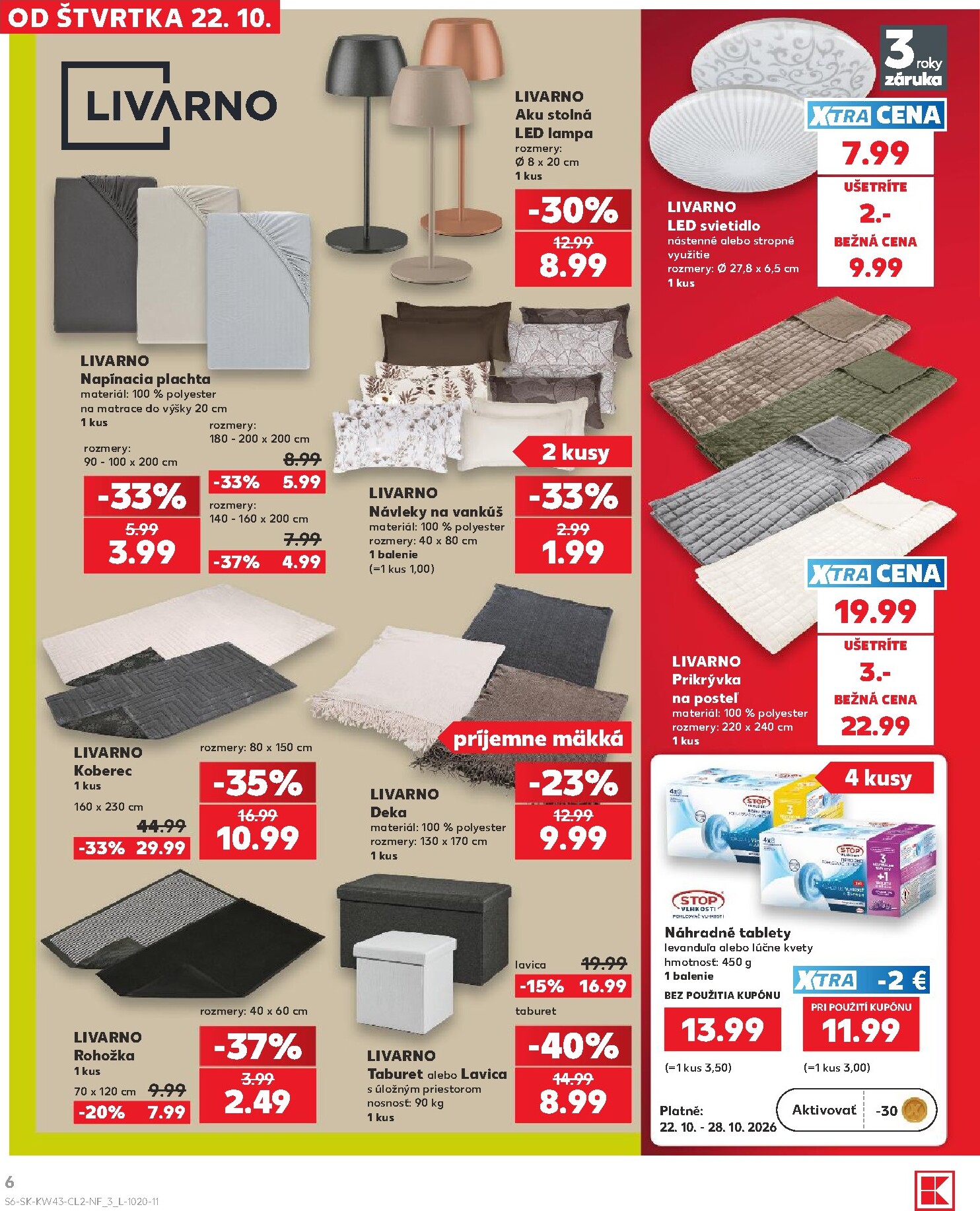 kaufland - Nový Kaufland leták od štvrtka, 22.10.2026 do stredy, 28.10.2026 - page: 6