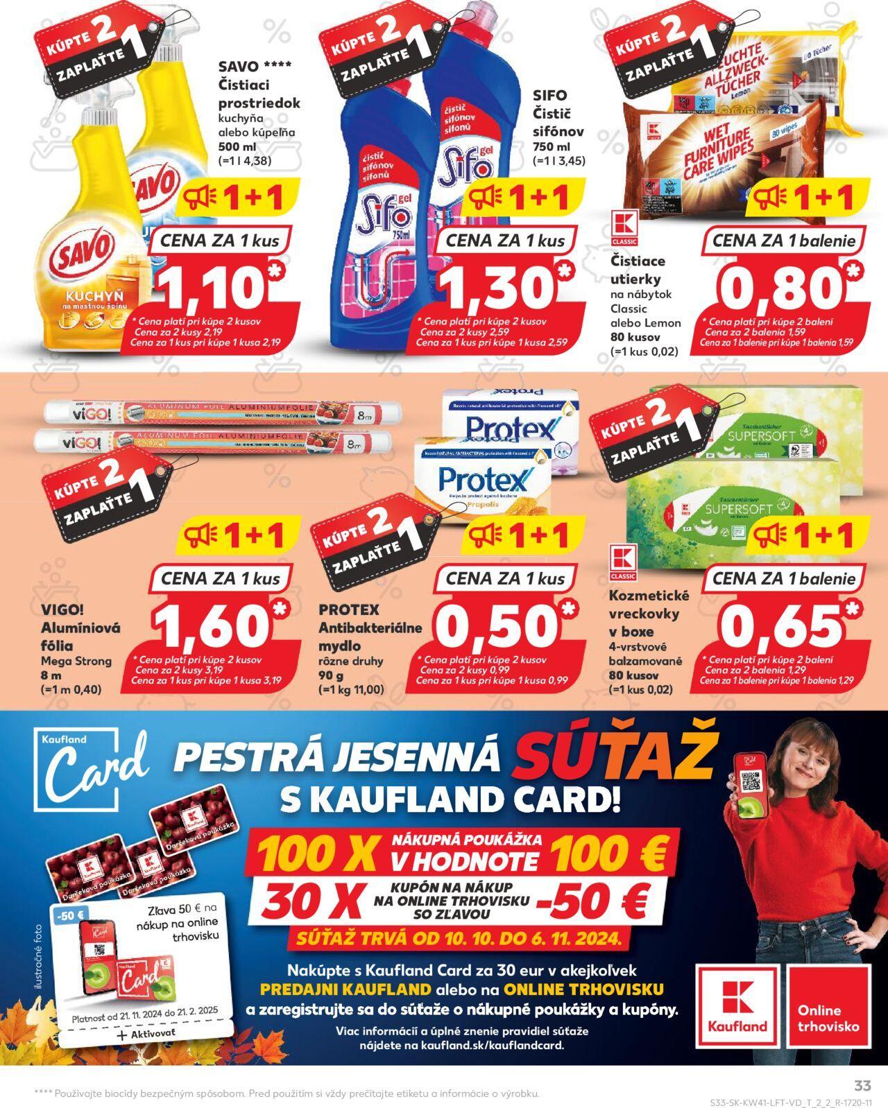 kaufland - Leták Kaufland Prievidza-Píly » 10.10.2024 - 16.10.2024 - page: 33