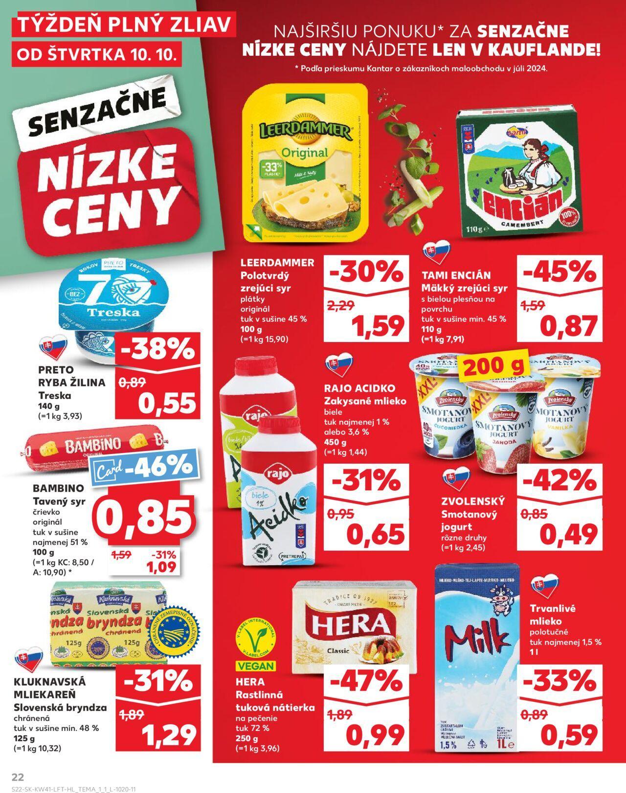 kaufland - Leták Kaufland Prievidza-Píly » 10.10.2024 - 16.10.2024 - page: 22