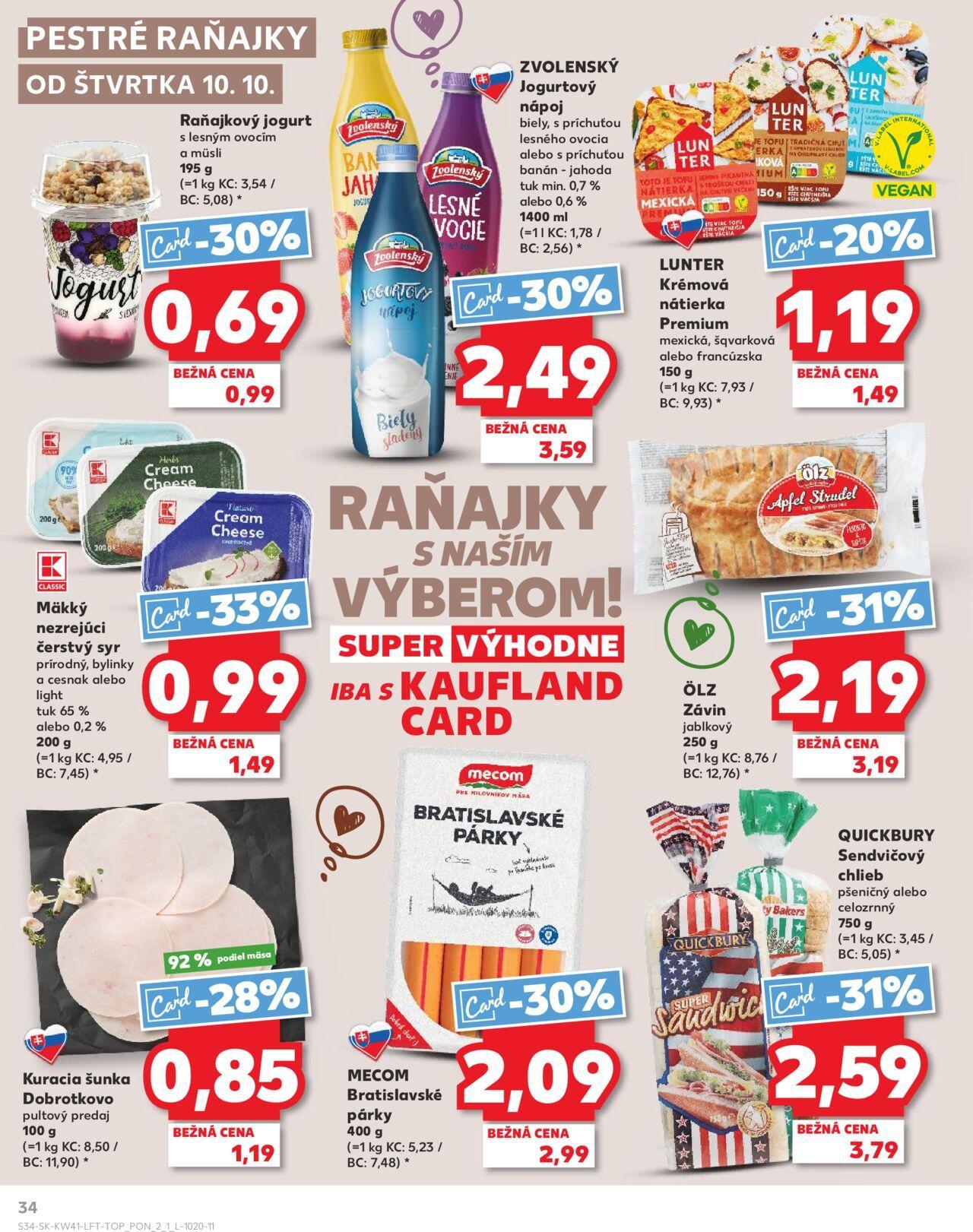 kaufland - Leták Kaufland Prievidza-Píly » 10.10.2024 - 16.10.2024 - page: 34