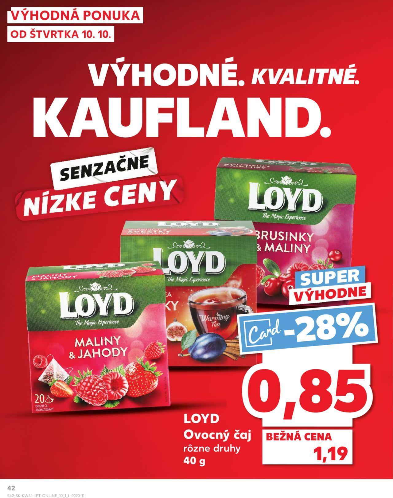 kaufland - Leták Kaufland Prievidza-Píly » 10.10.2024 - 16.10.2024 - page: 42