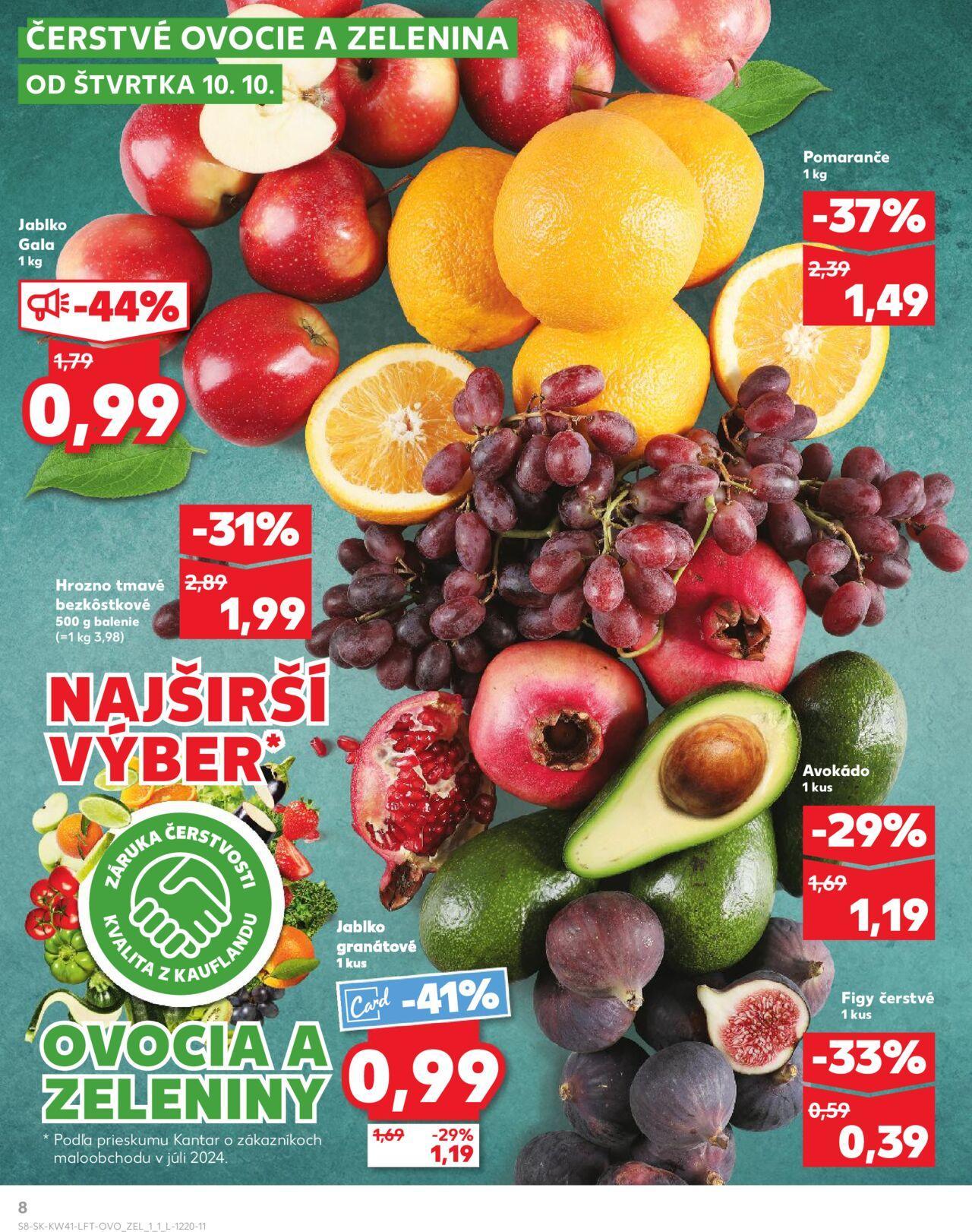 kaufland - Leták Kaufland Prievidza-Píly » 10.10.2024 - 16.10.2024 - page: 8