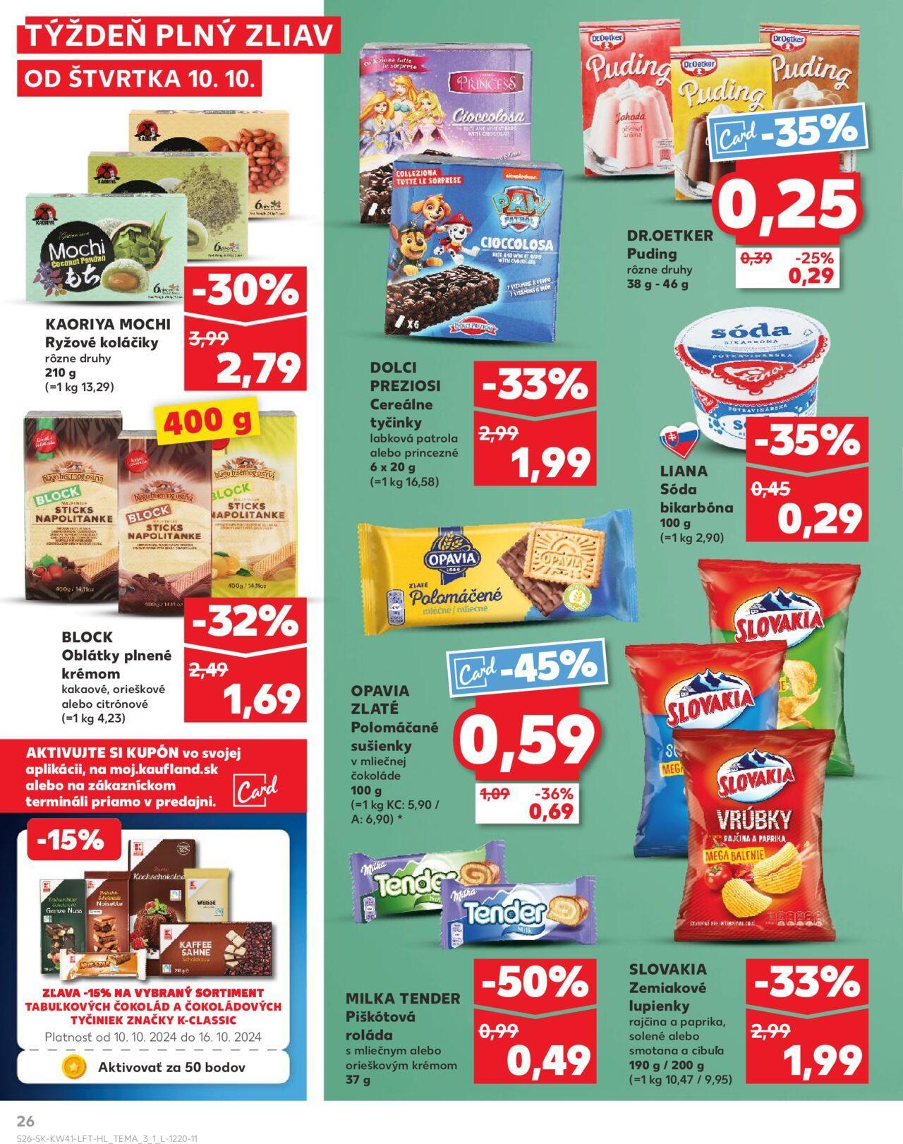 kaufland - Leták Kaufland Prievidza-Píly » 10.10.2024 - 16.10.2024 - page: 26