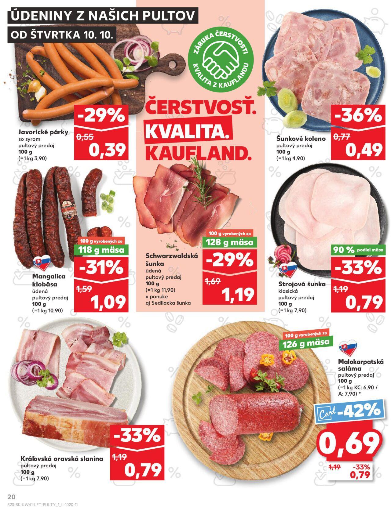 kaufland - Leták Kaufland Prievidza-Píly » 10.10.2024 - 16.10.2024 - page: 20