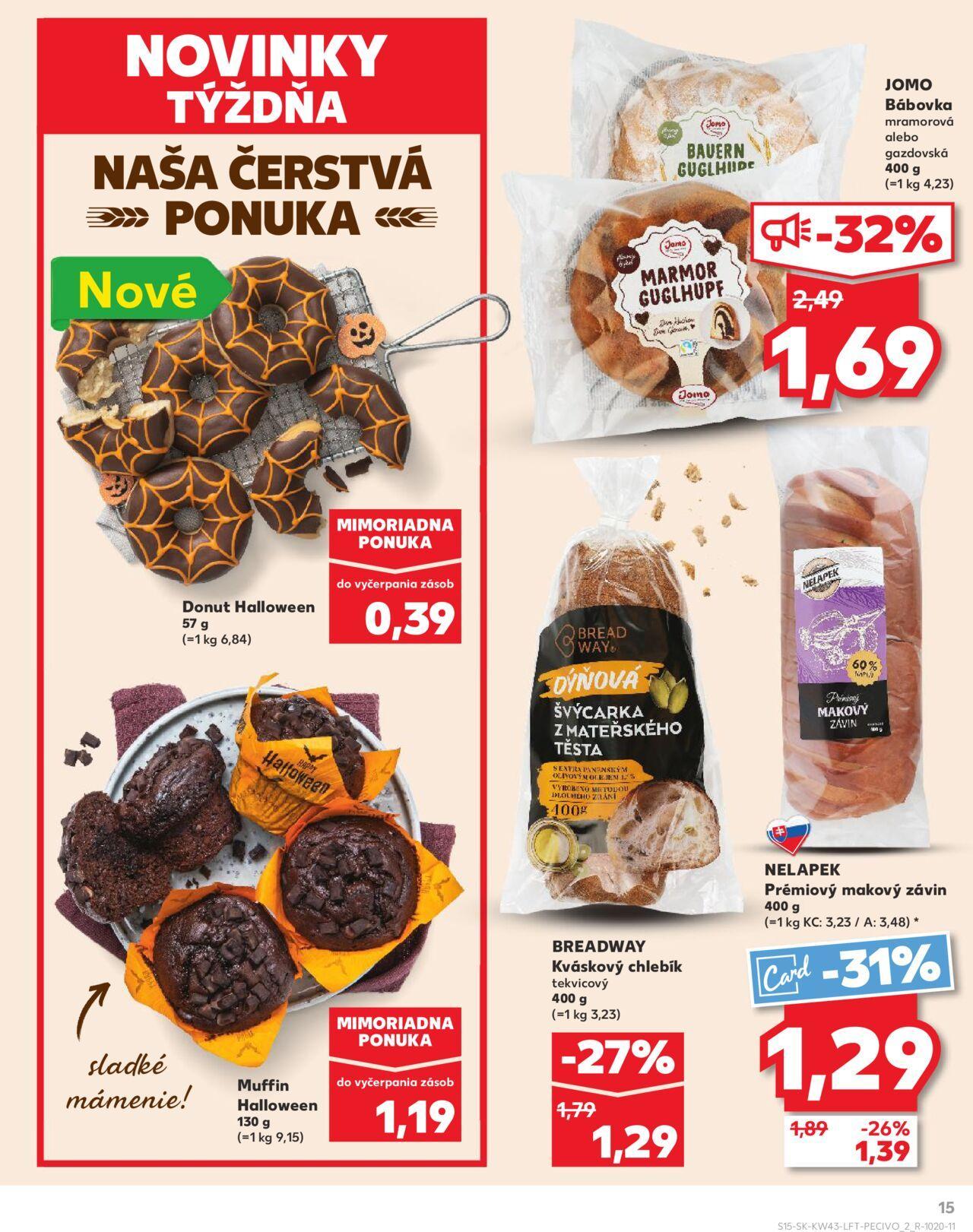 kaufland - Leták Kaufland Tvrdošín » 24.10.2024 - 30.10.2024 - page: 15