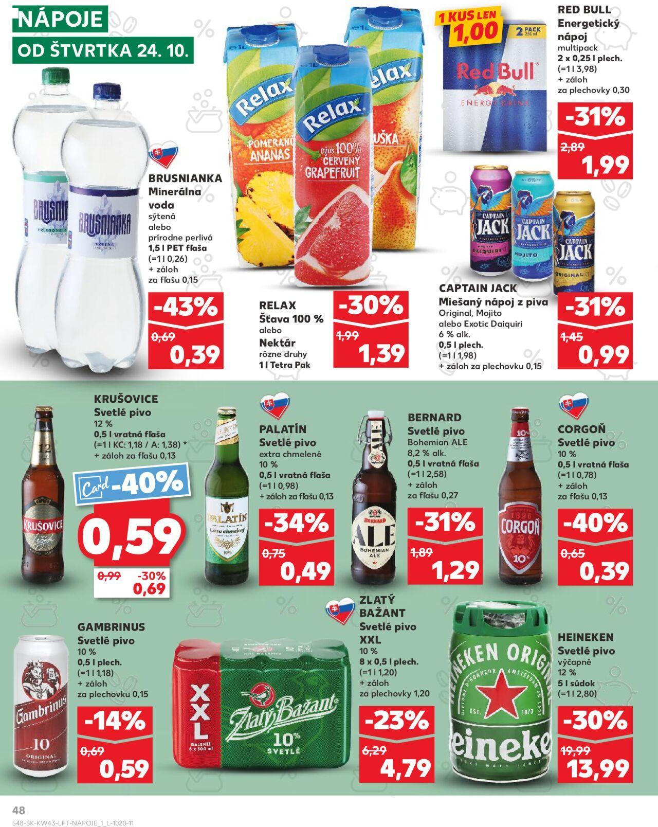 kaufland - Leták Kaufland Tvrdošín » 24.10.2024 - 30.10.2024 - page: 48