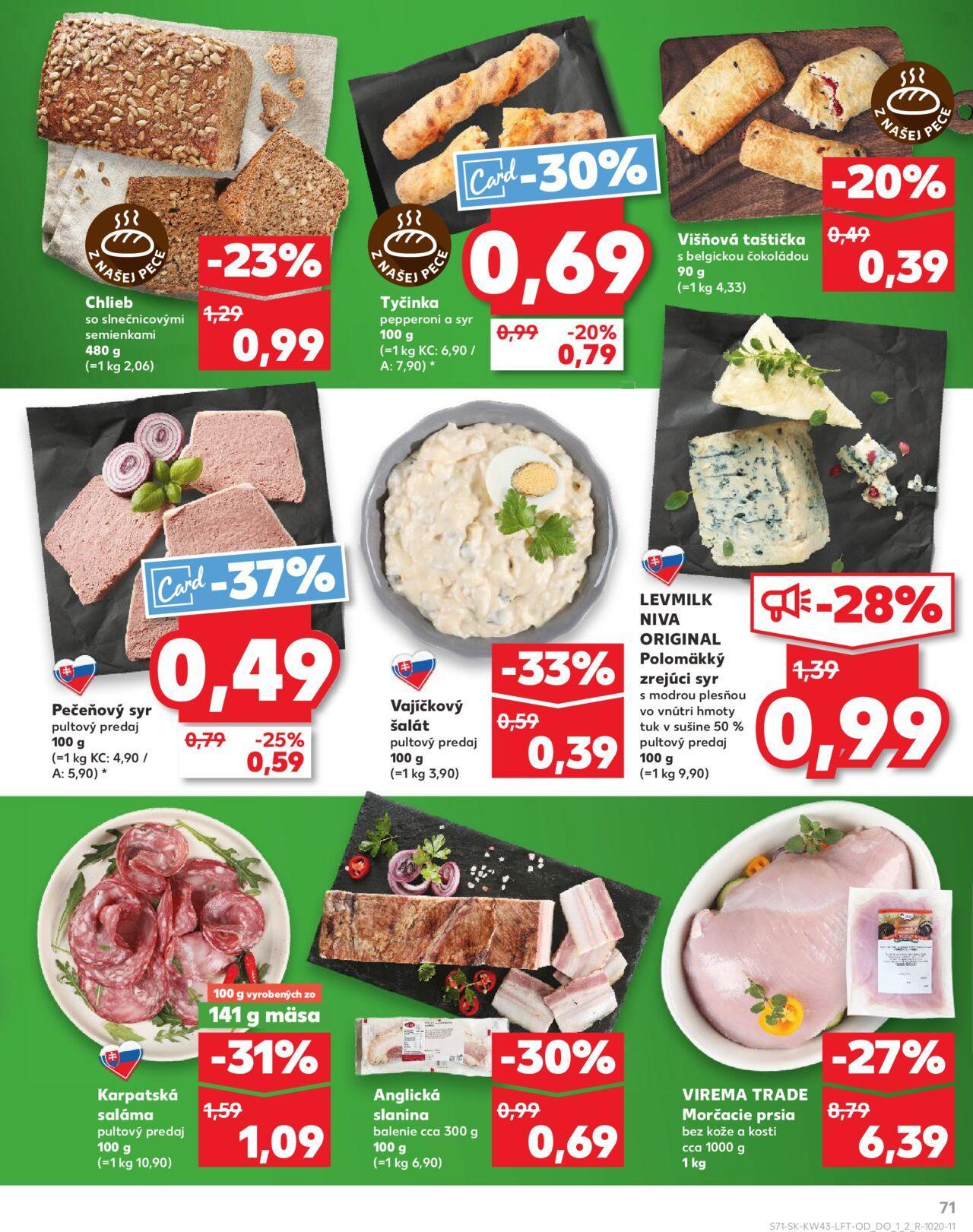 kaufland - Leták Kaufland Tvrdošín » 24.10.2024 - 30.10.2024 - page: 71