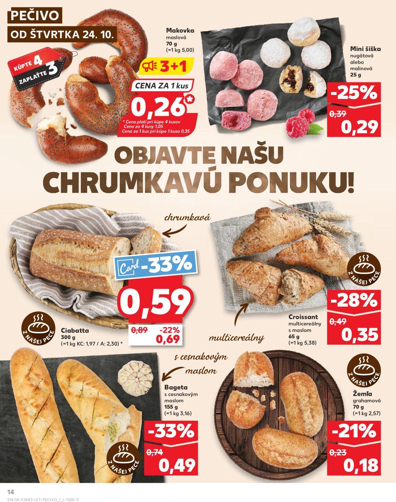 kaufland - Leták Kaufland Tvrdošín » 24.10.2024 - 30.10.2024 - page: 14