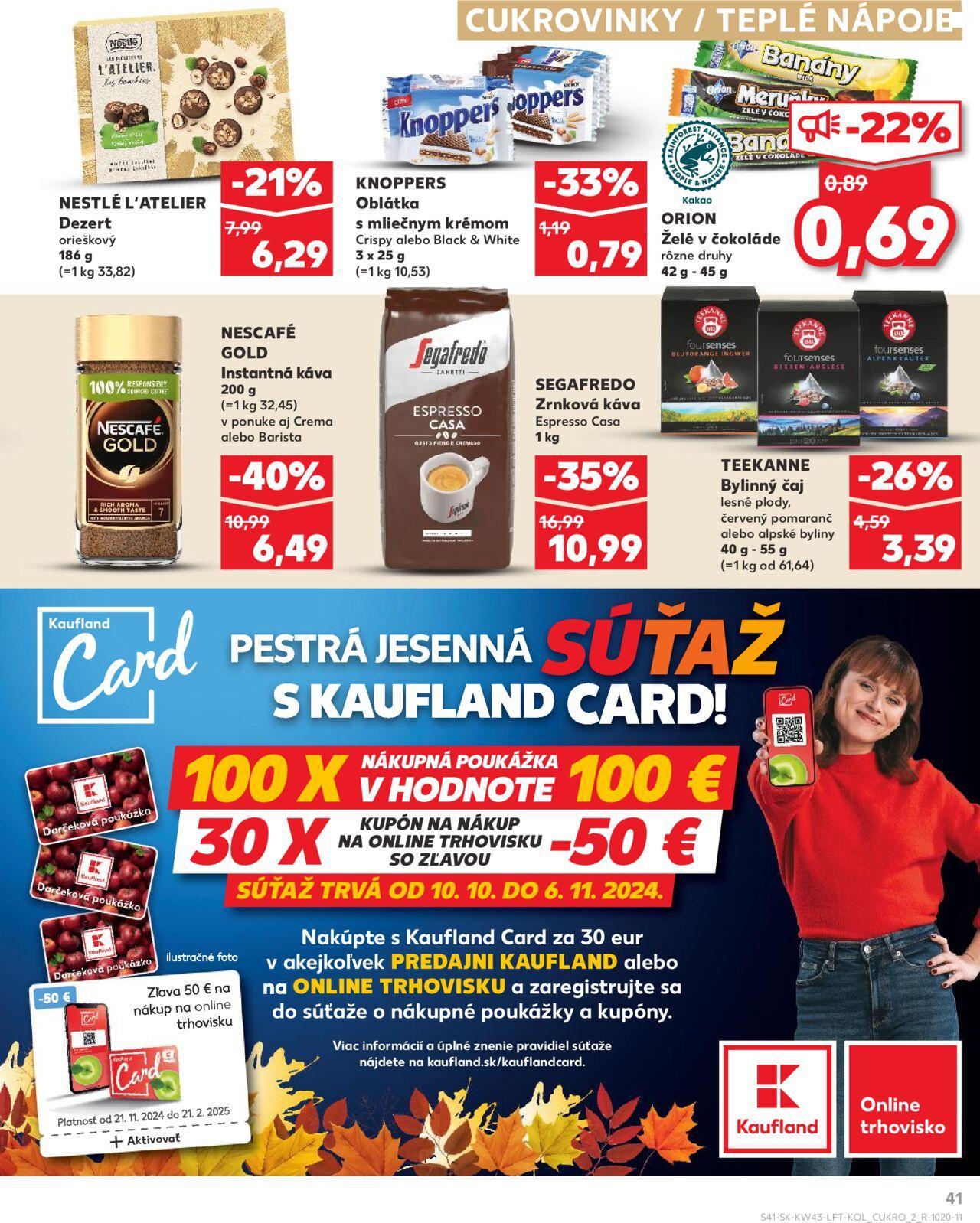 kaufland - Leták Kaufland Tvrdošín » 24.10.2024 - 30.10.2024 - page: 41