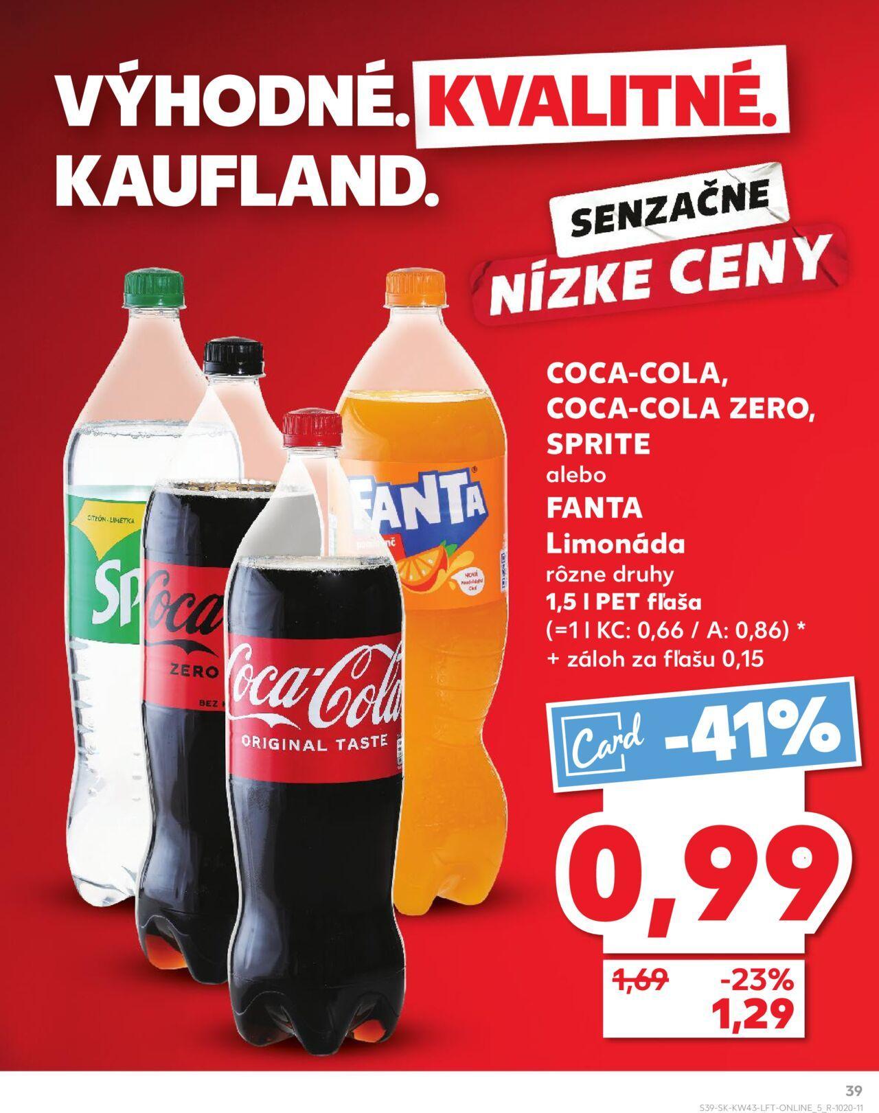 kaufland - Leták Kaufland Tvrdošín » 24.10.2024 - 30.10.2024 - page: 39